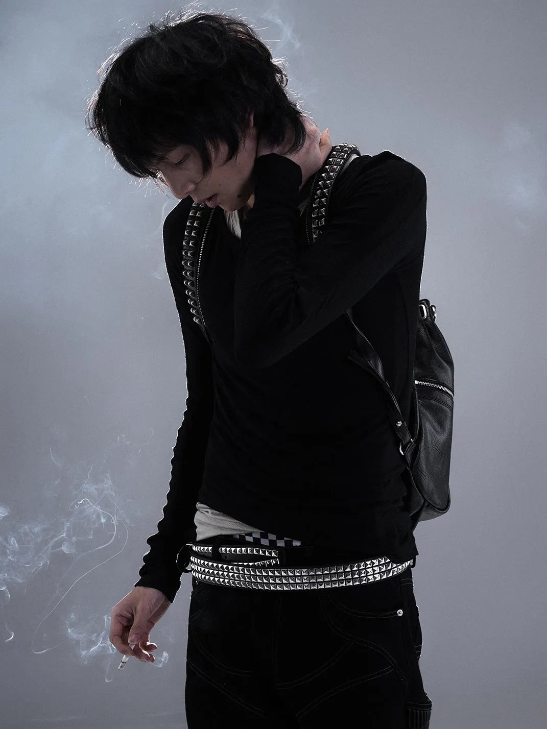 Layered Two-Piece Effect Long-Sleeve T-Shirt - View 7