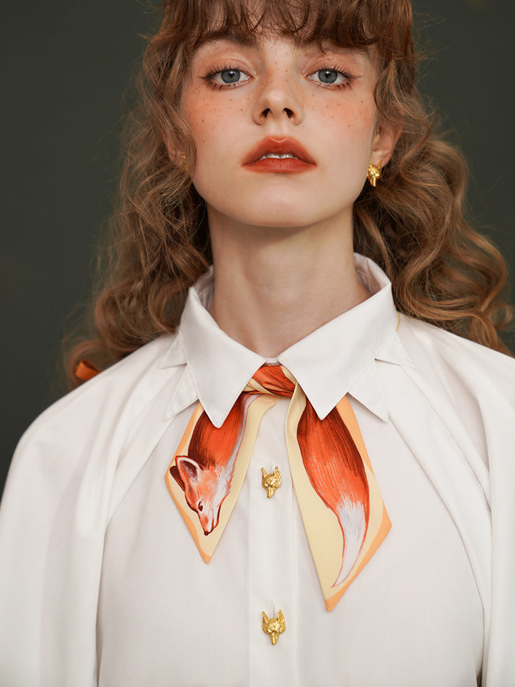 Foxy Elegance Neckerchief - chiclara