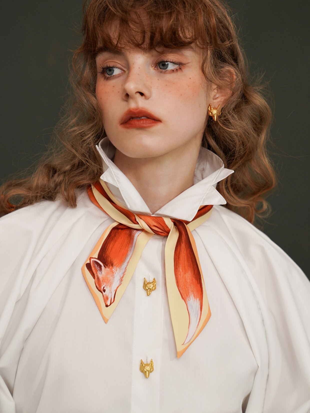 Foxy Elegance Neckerchief - chiclara