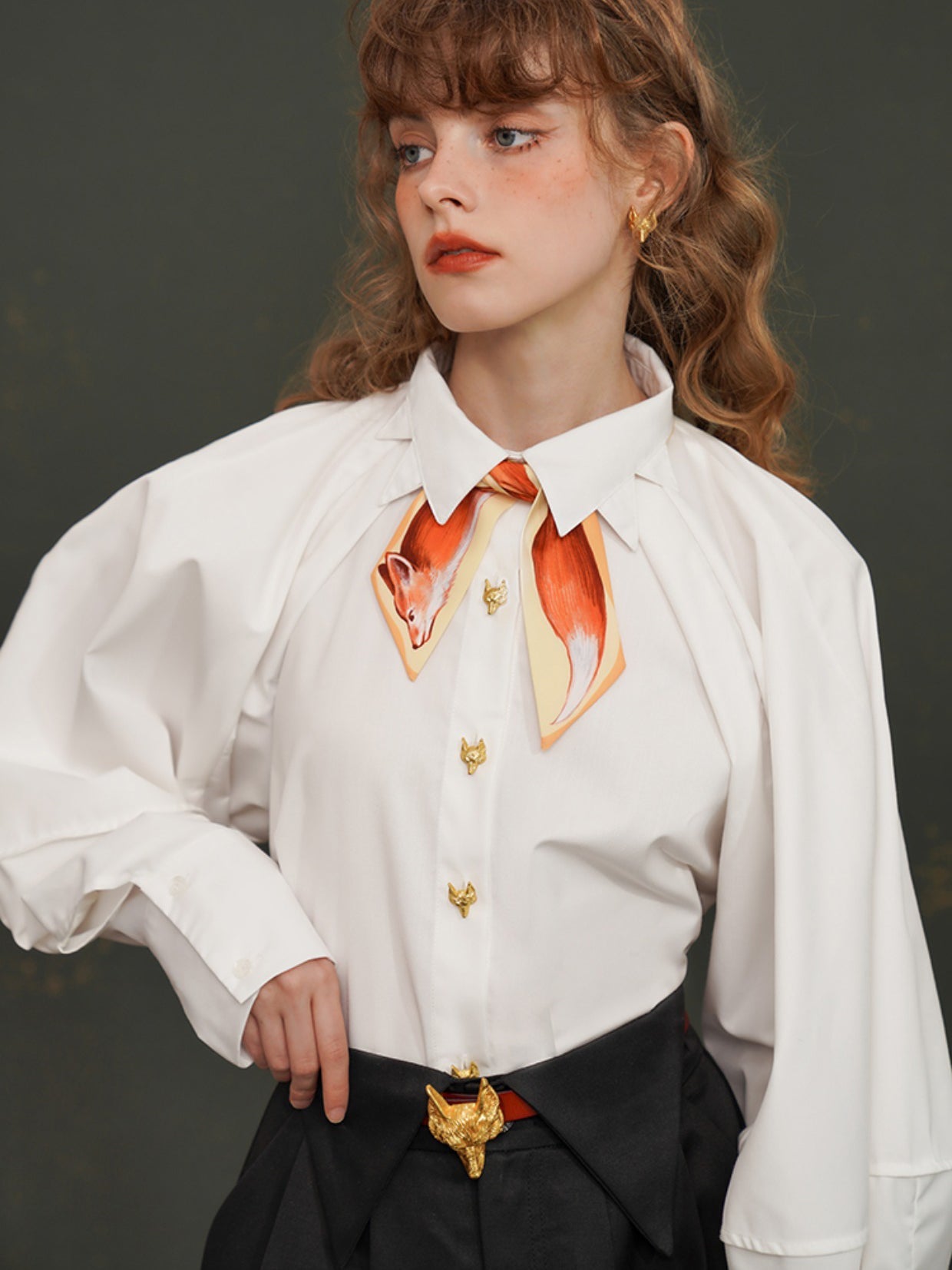 Foxy Elegance Neckerchief - chiclara