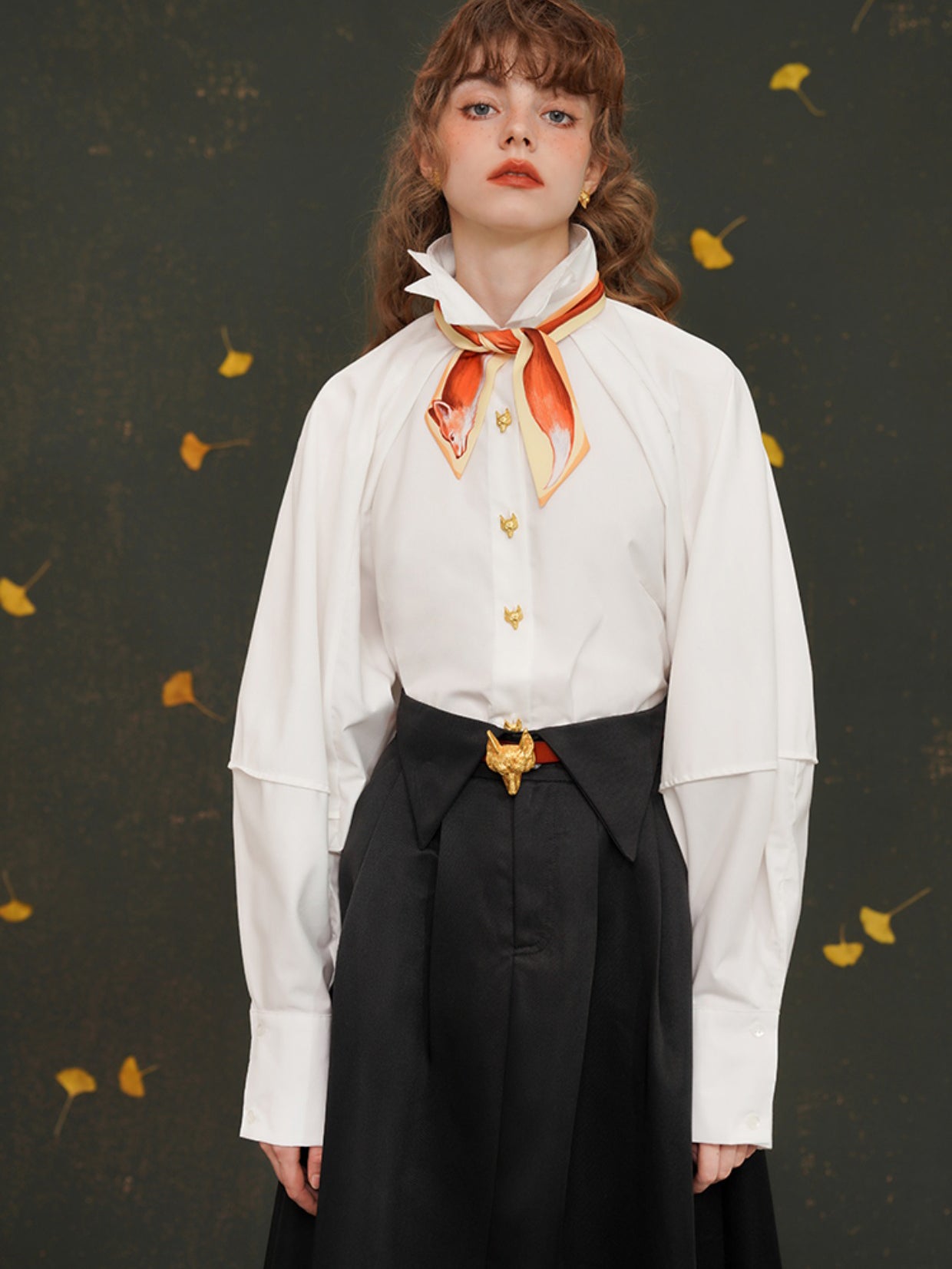 Foxy Elegance Neckerchief - chiclara