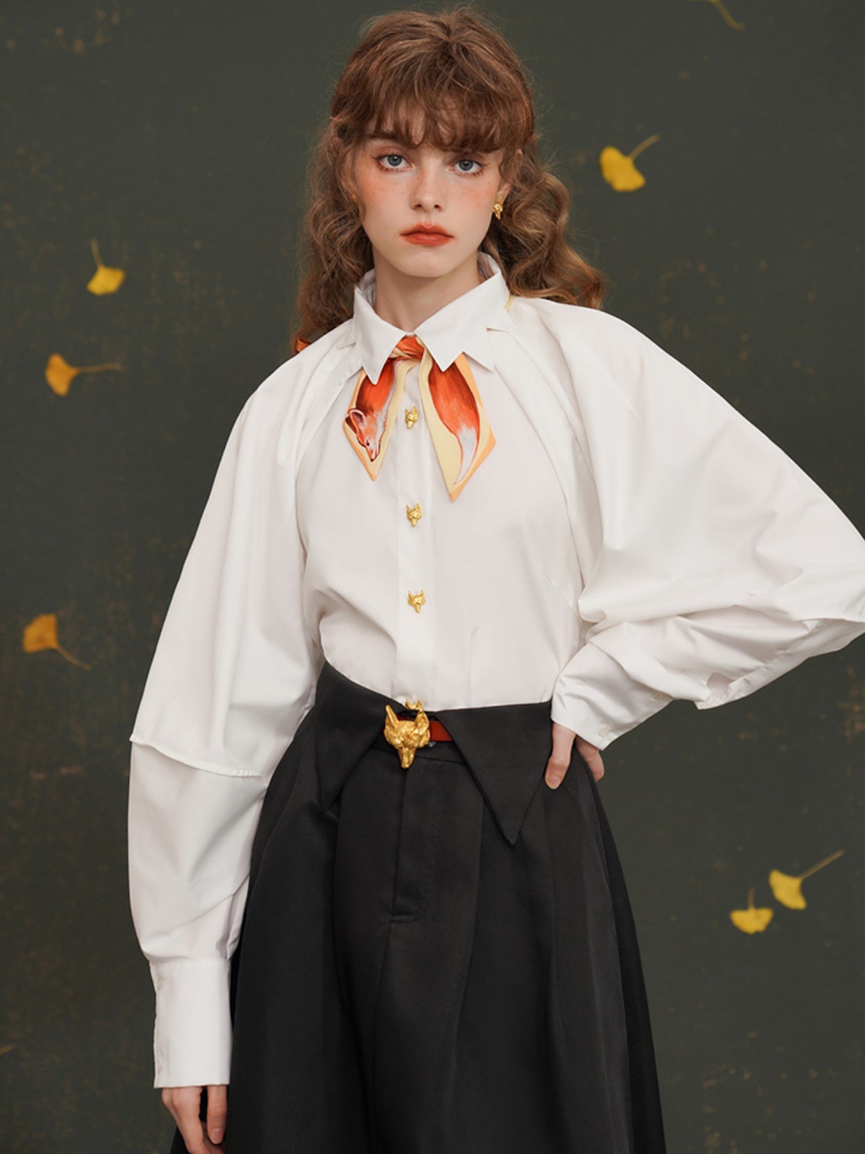 Foxy Elegance Neckerchief - chiclara