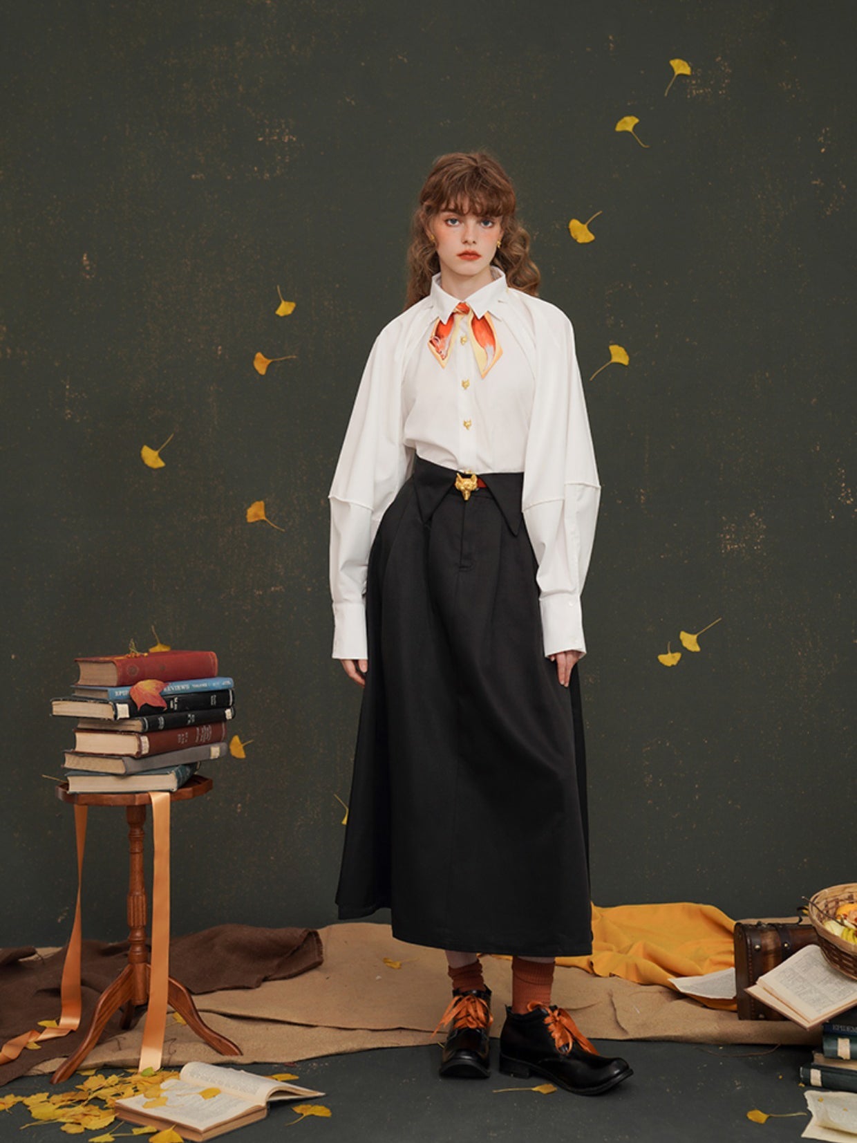 Foxy Elegance Neckerchief - chiclara