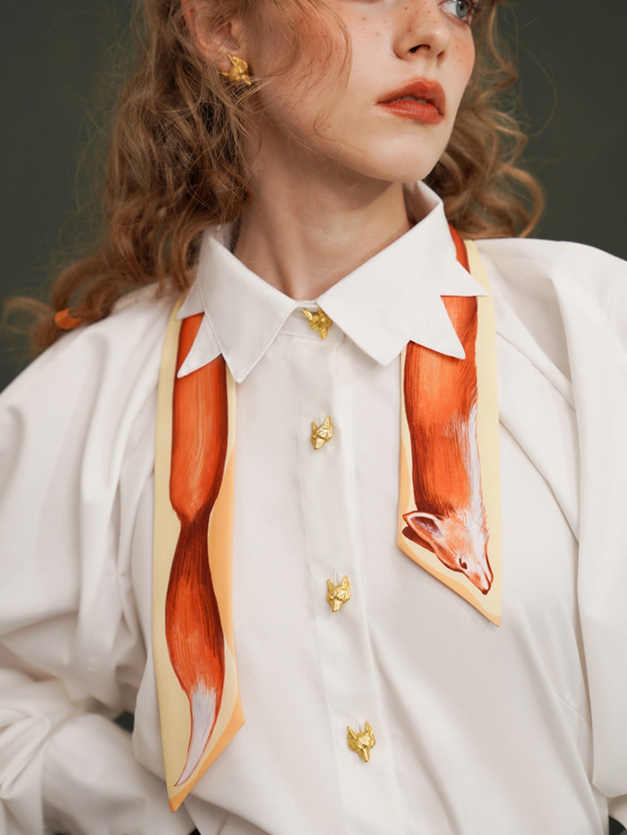 Foxy Elegance Neckerchief - chiclara