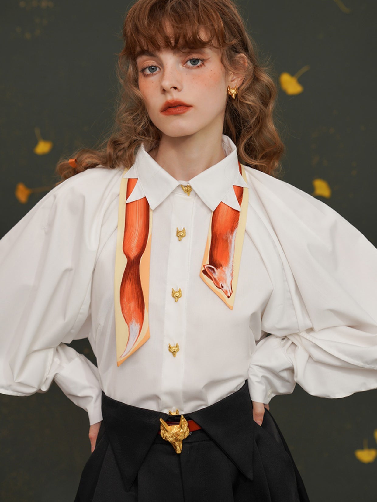Foxy Elegance Neckerchief - chiclara