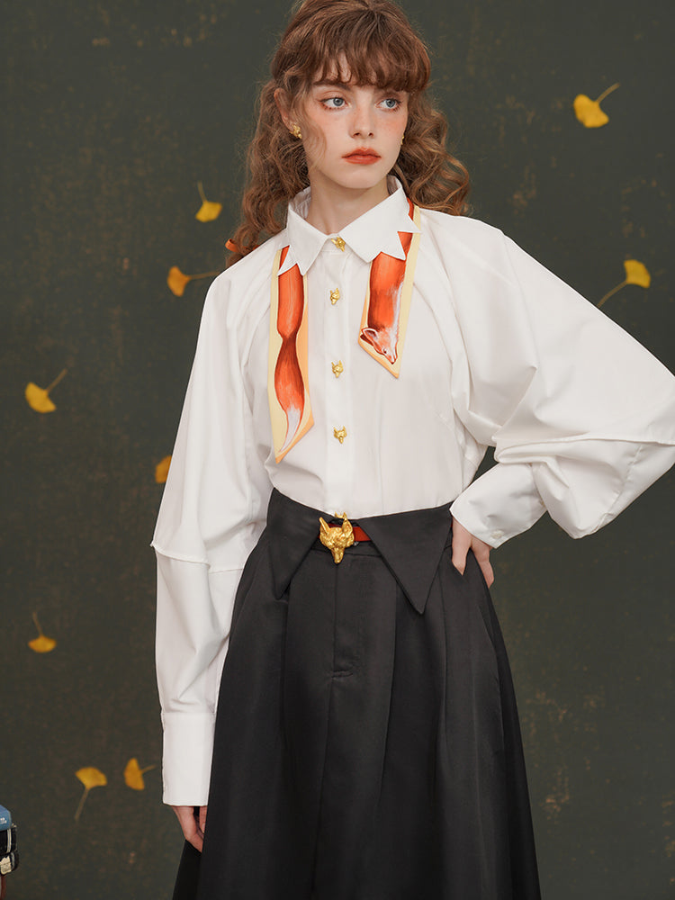 Foxy Elegance Neckerchief - chiclara