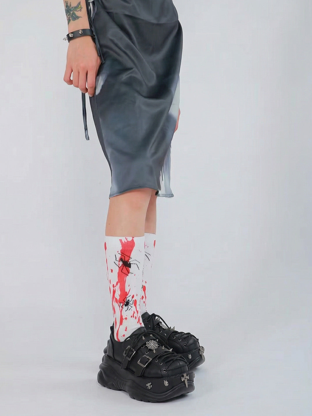 Buckle-Cage Chunky Platform Sneakers - View 6