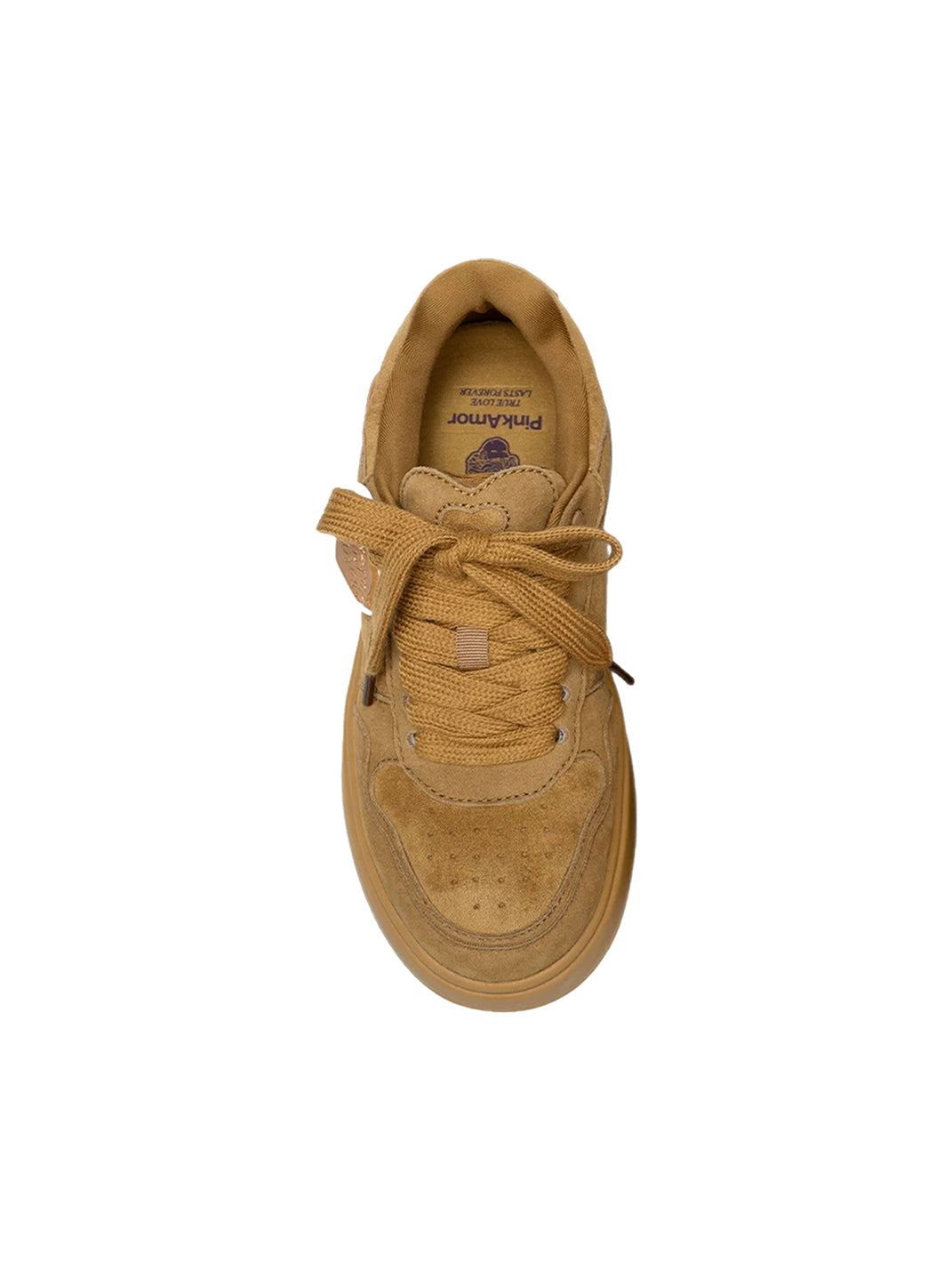 Monochrome Brown Platform Skate Sneakers - View 10