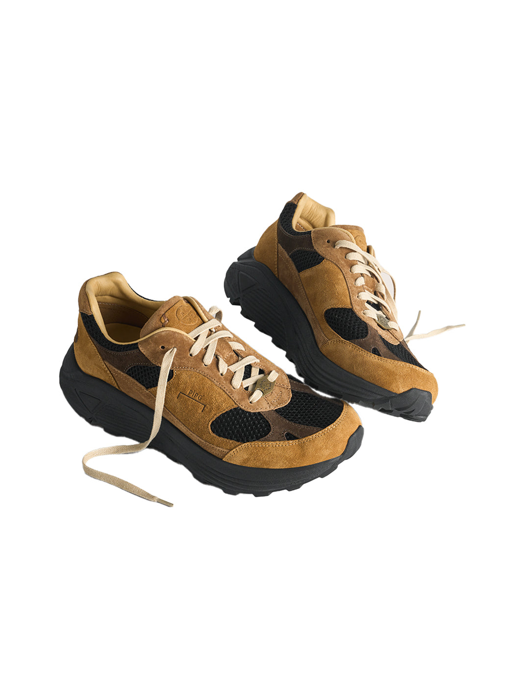 Distressed Suede Trail Runner Sneakers - View 11