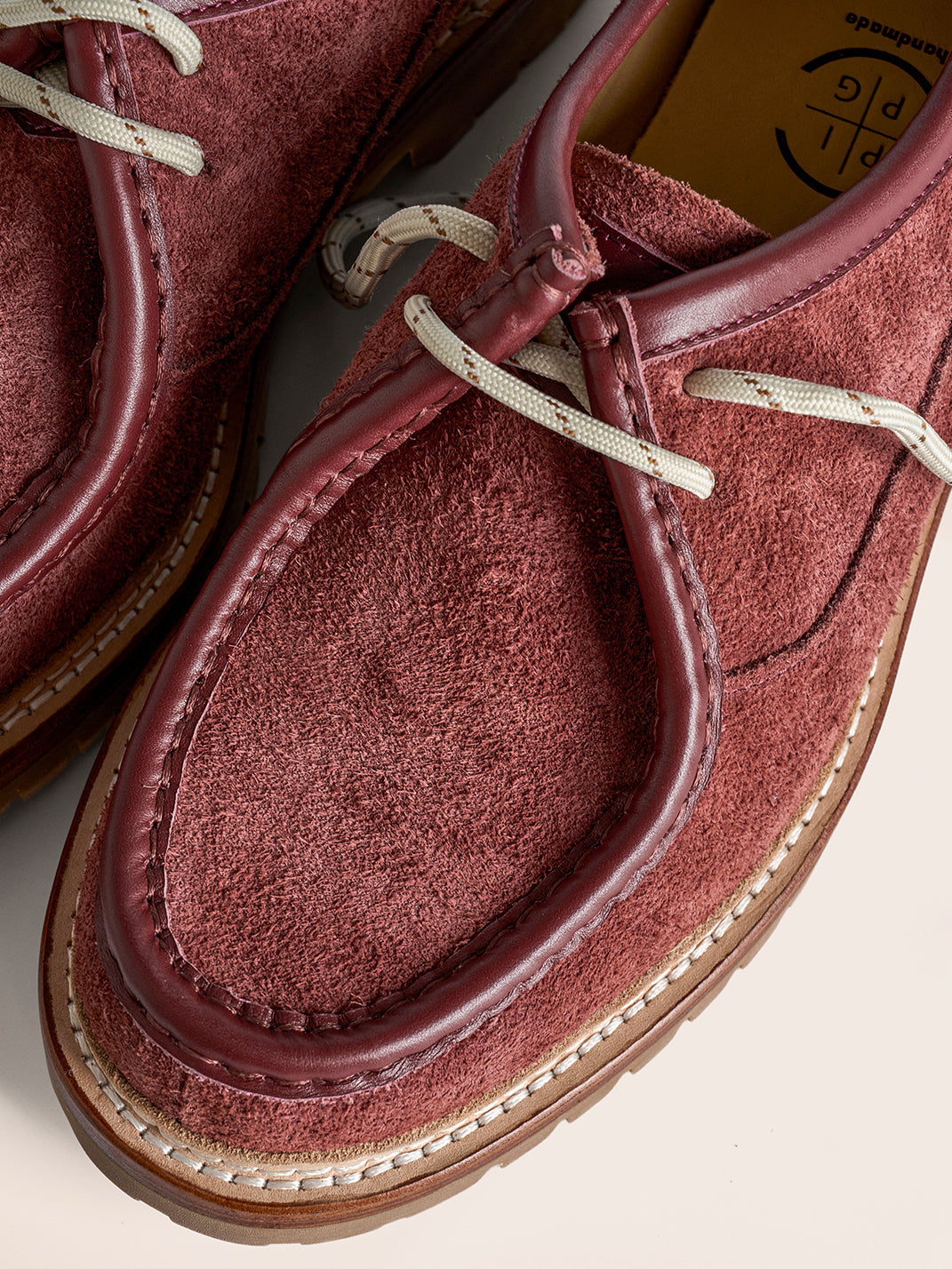 Suede Moc-Toe Lace-Up Work Loafers - View 11