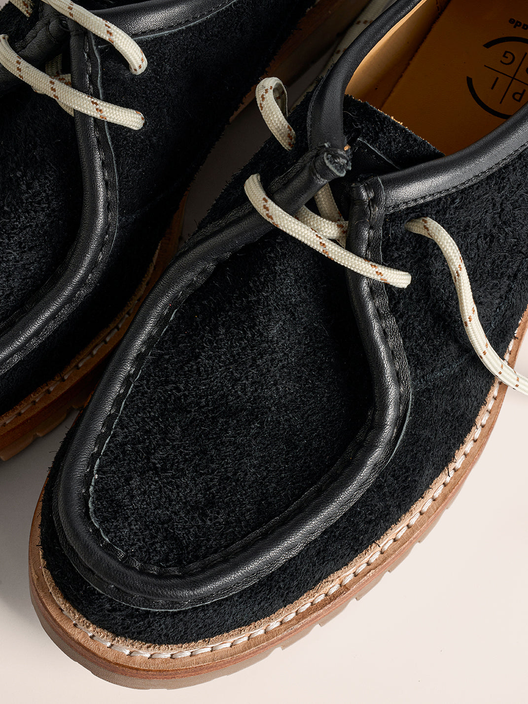 Suede Moc-Toe Lace-Up Work Loafers - View 33