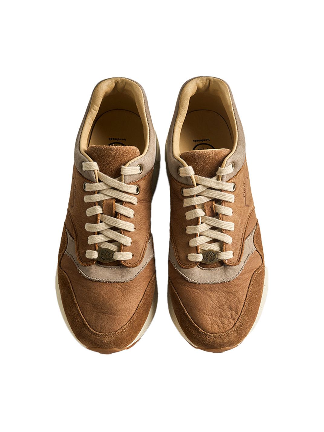 Washed Brown Retro Trail Runners - View 19