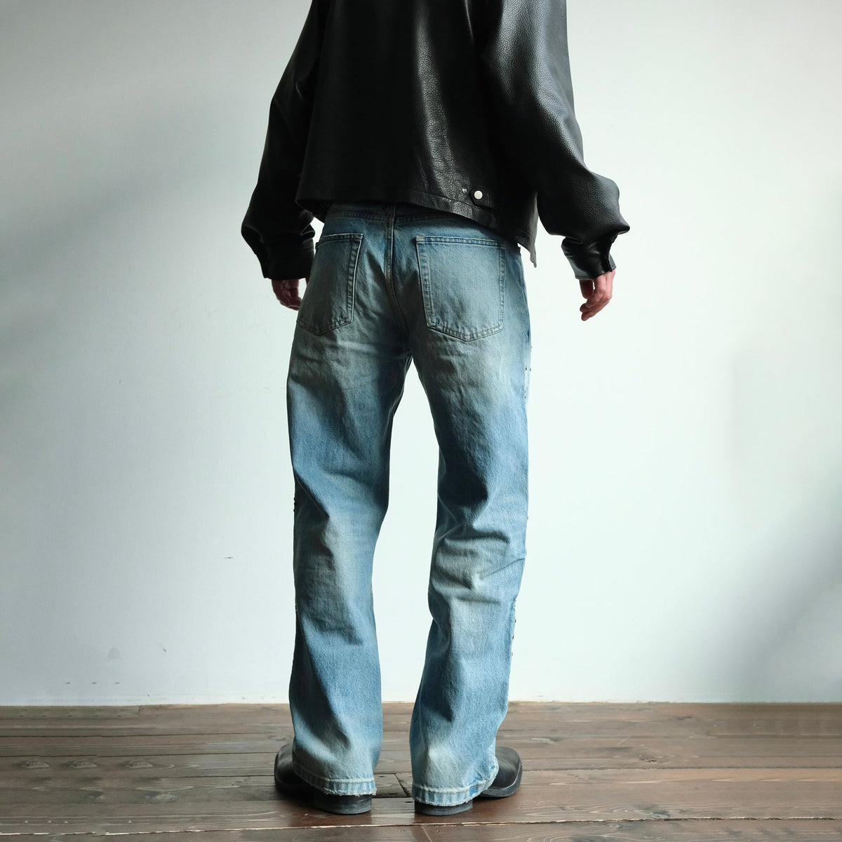 Paint Fleck Light Wash Jeans - product view 2
