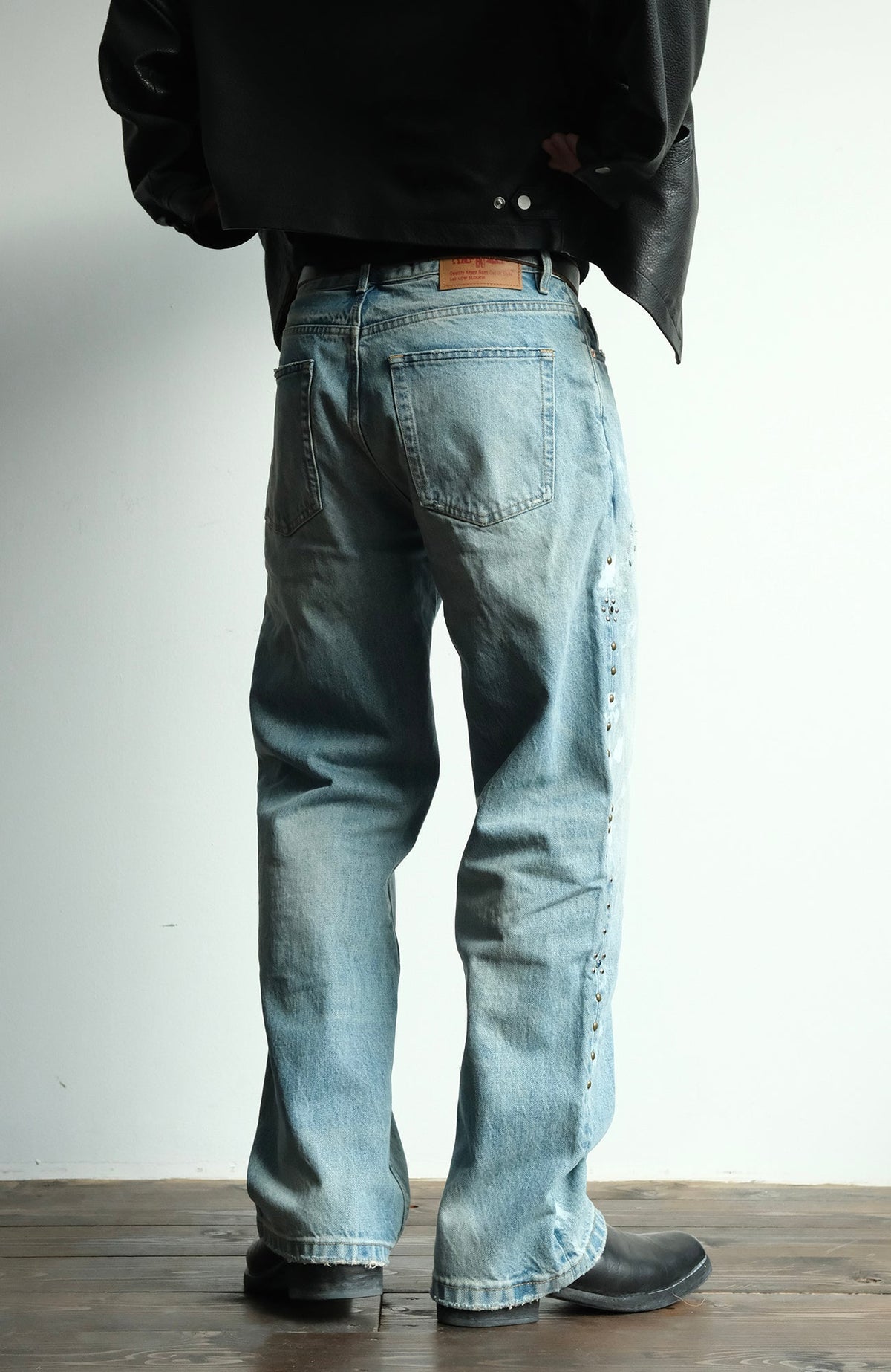 Paint Fleck Light Wash Jeans - product view 7