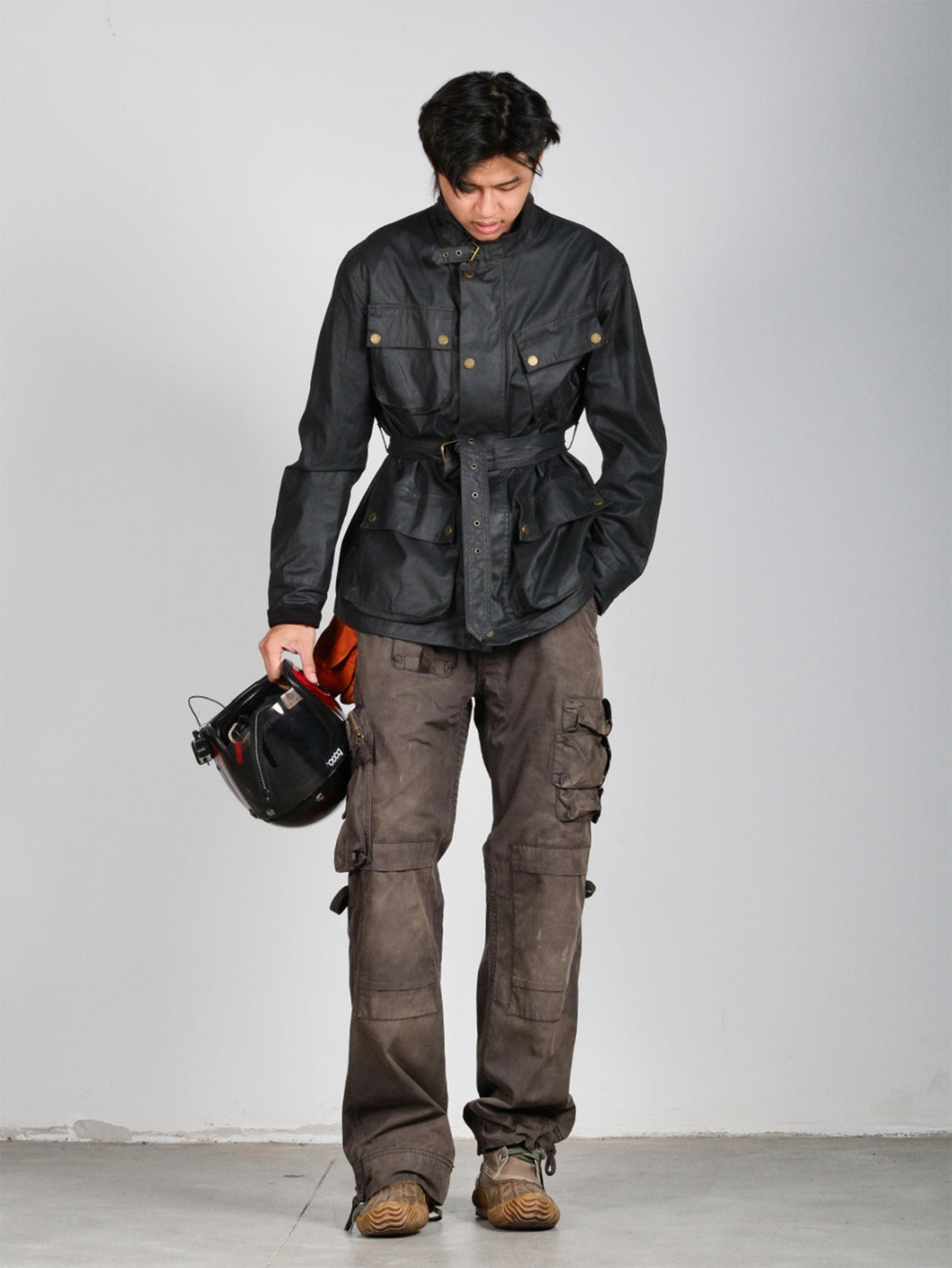 Washed Paratrooper Utility Cargo Pants - product view 5