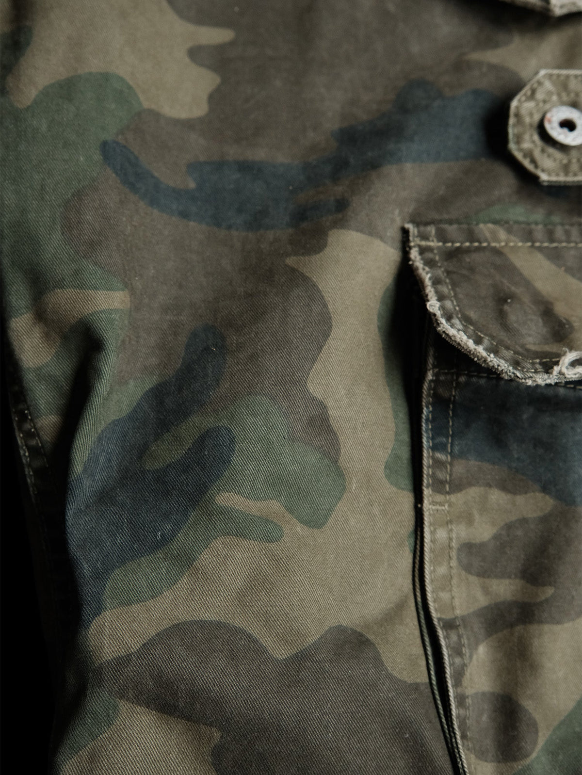 Woodland Camo Layered Pocket Cargo Pants - detail or styled view 13