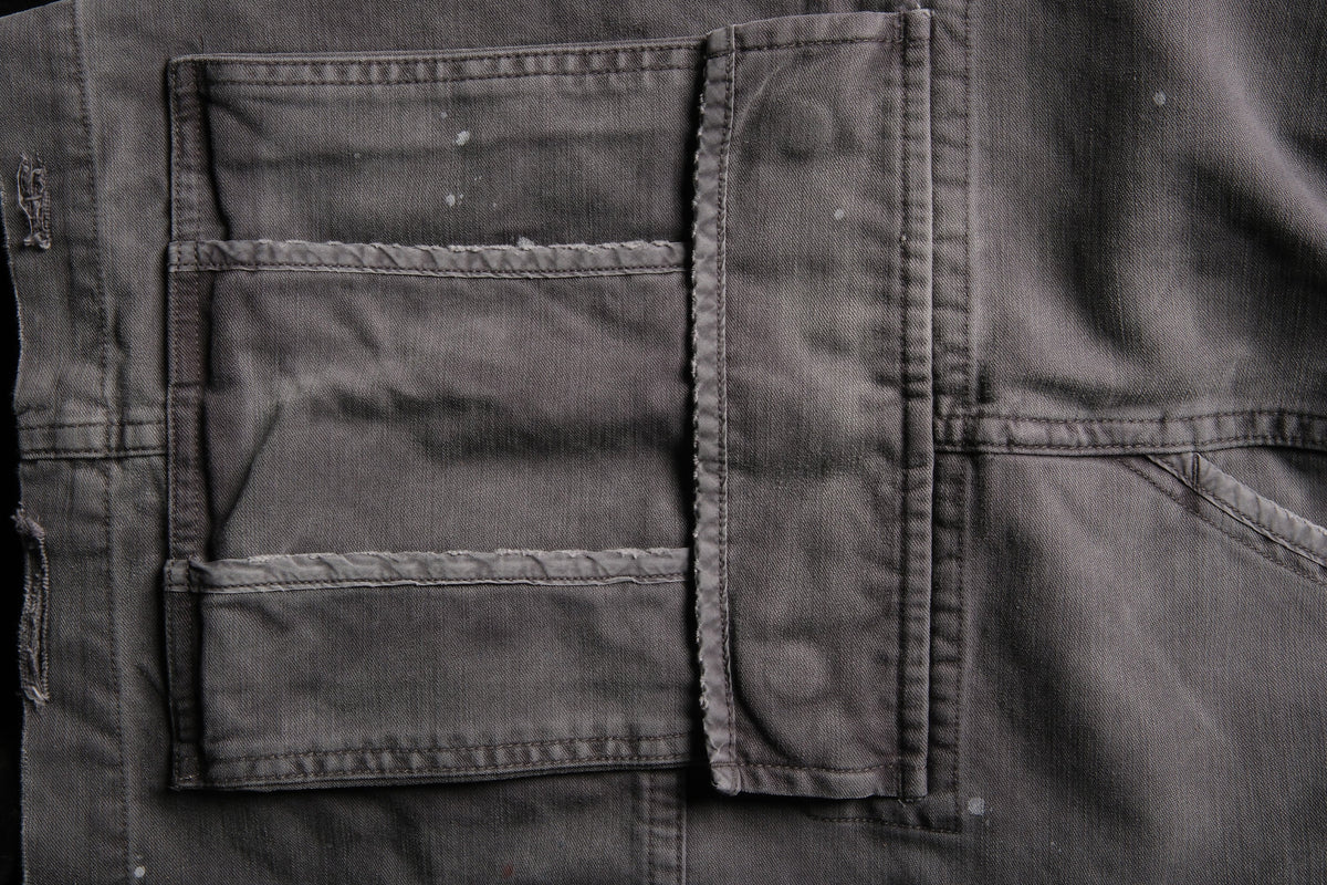 Washed Utility Pocket Cotton Cargo Shorts - detail or styled view 17