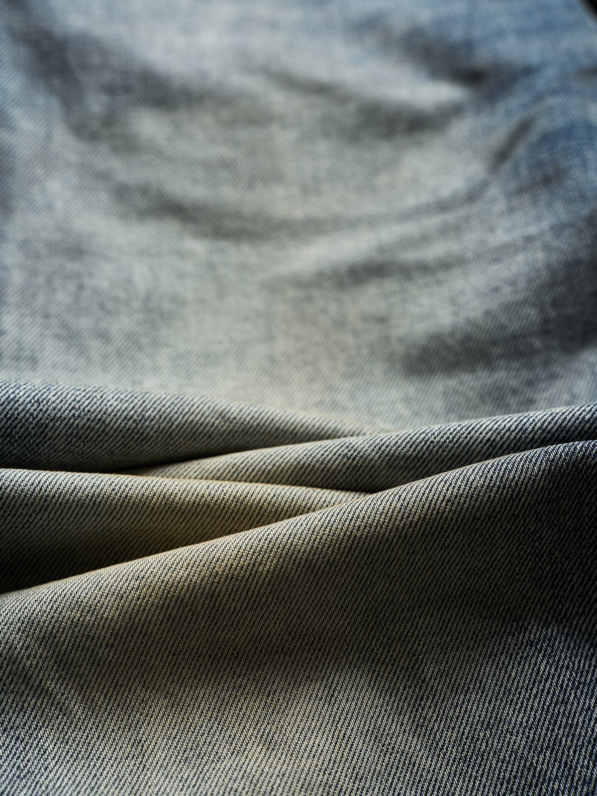 Whiskered Vintage Wash Straight Leg Jeans - product view 17