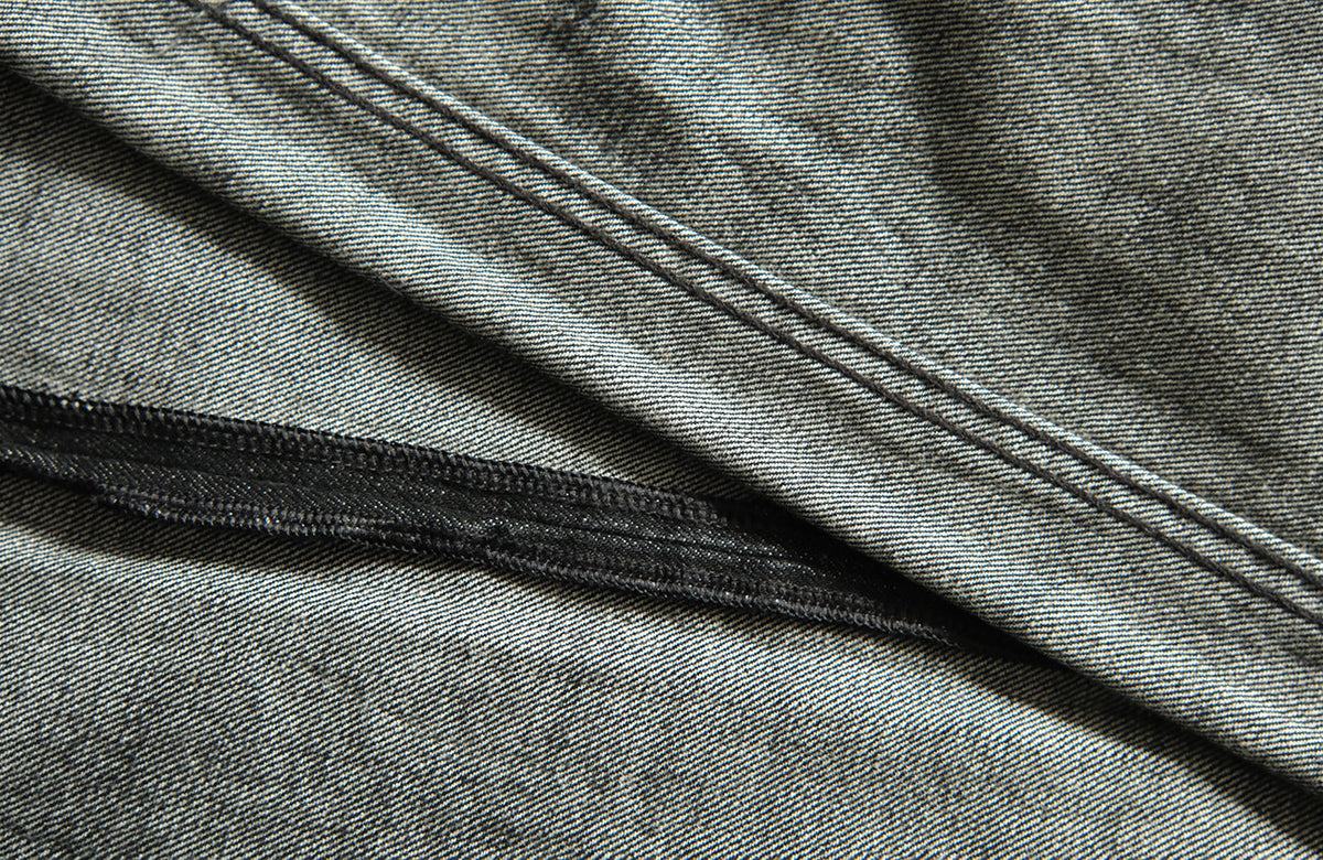 Faded Black Loose Fit Distressed Jeans - product view 14