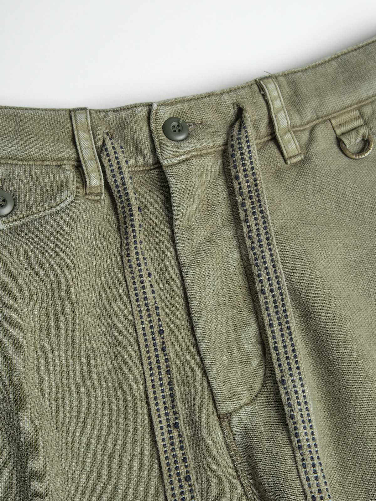 Drawstring Cotton Utility Cargo Shorts - product view 22