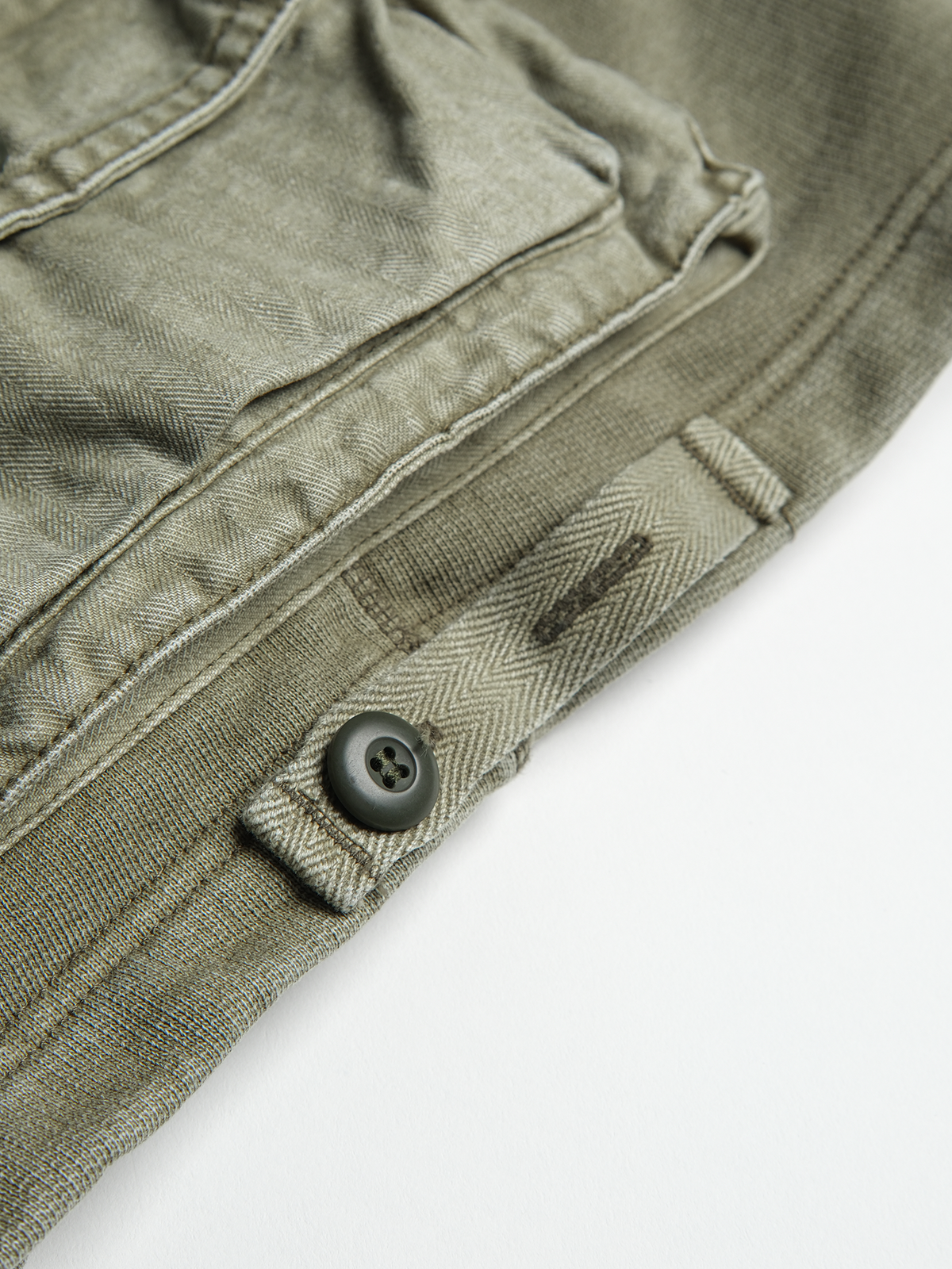 Drawstring Cotton Utility Cargo Shorts - product view 26