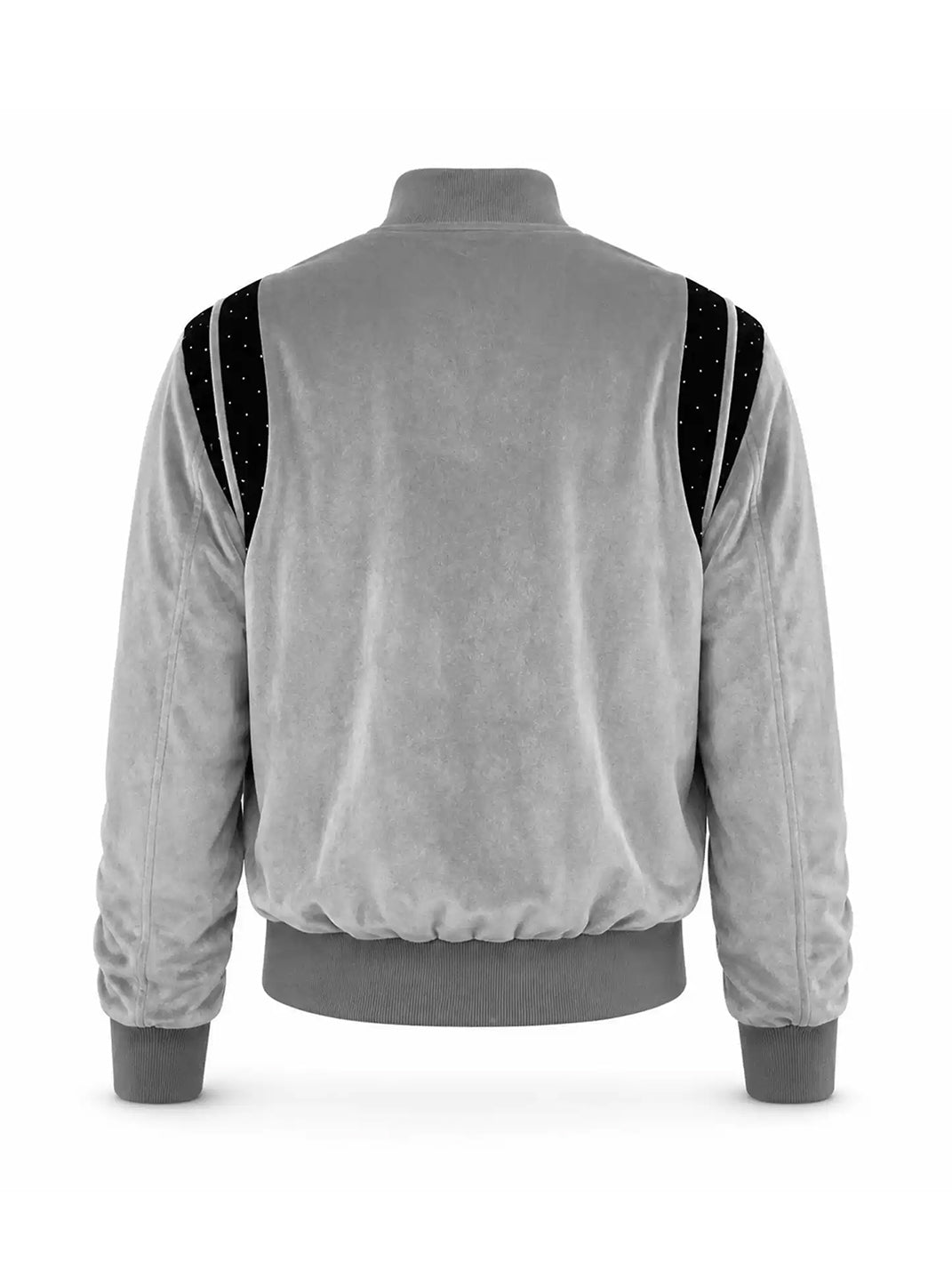 Contrast Shoulder Cotton Button Front Jacket - product view 2