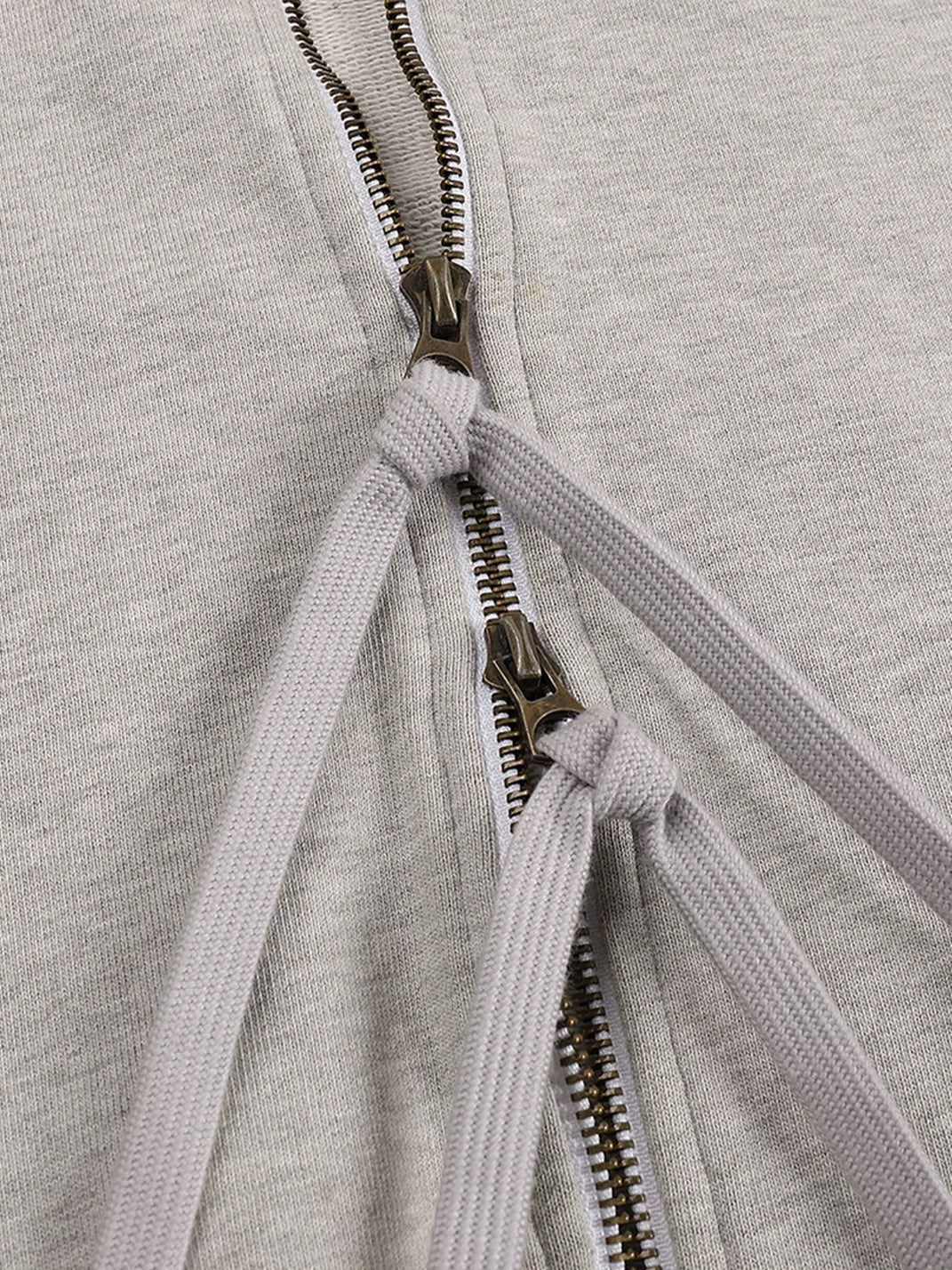 Studded Sleeve Washed Stand Collar Jacket - product view 6
