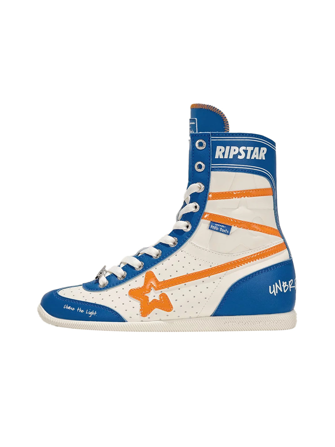 Star Panel Lace-Up Lift Boots - 1