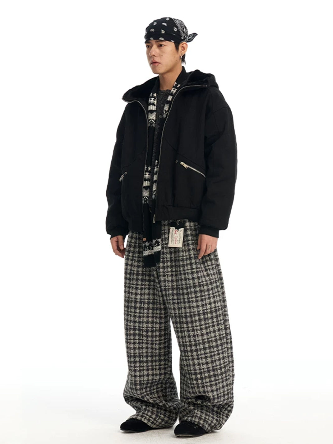 Plush Lined Canvas Zip Workwear Jacket - product view 8