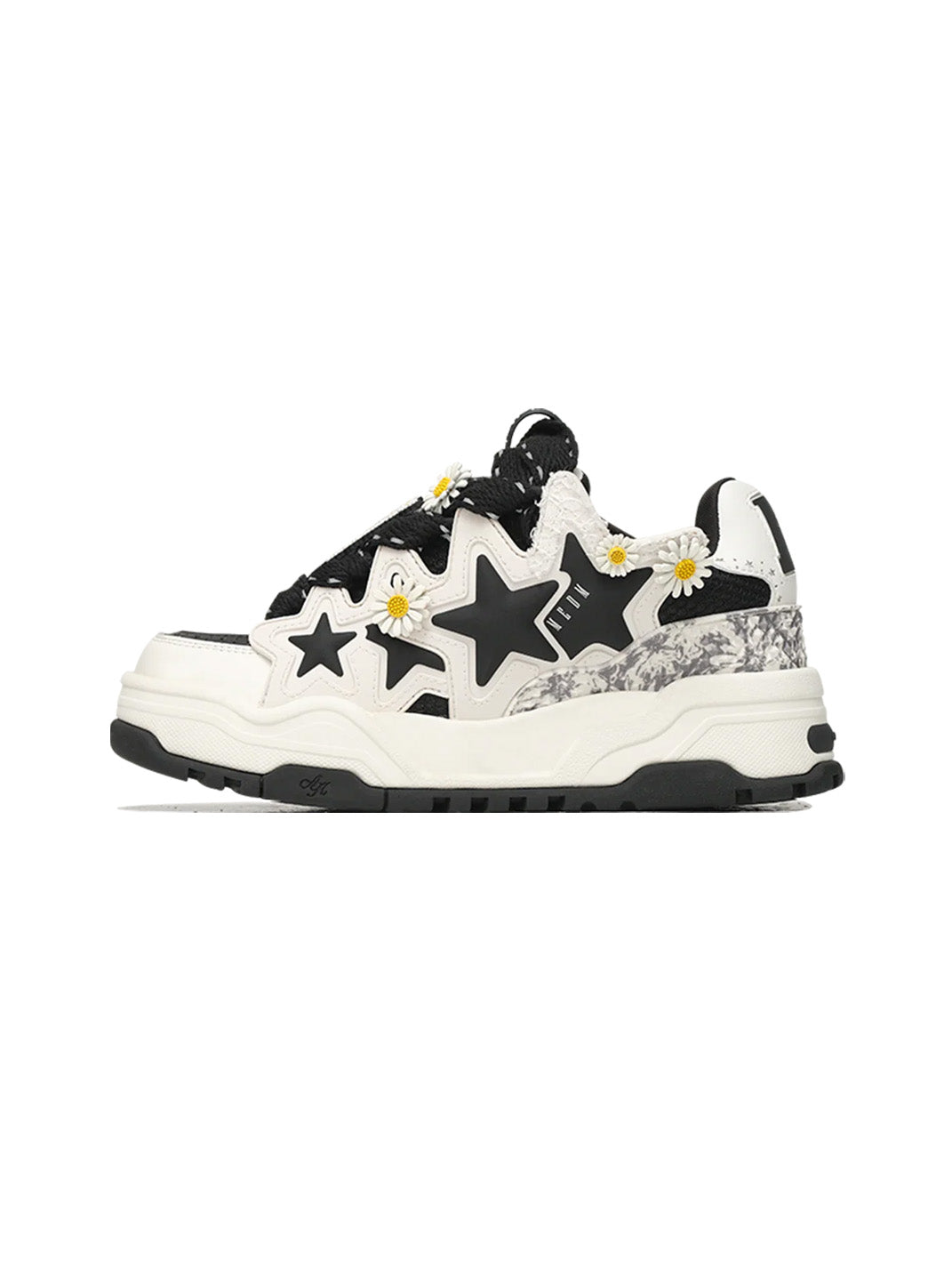 Reflective Daisy Star Chunky Sneakers