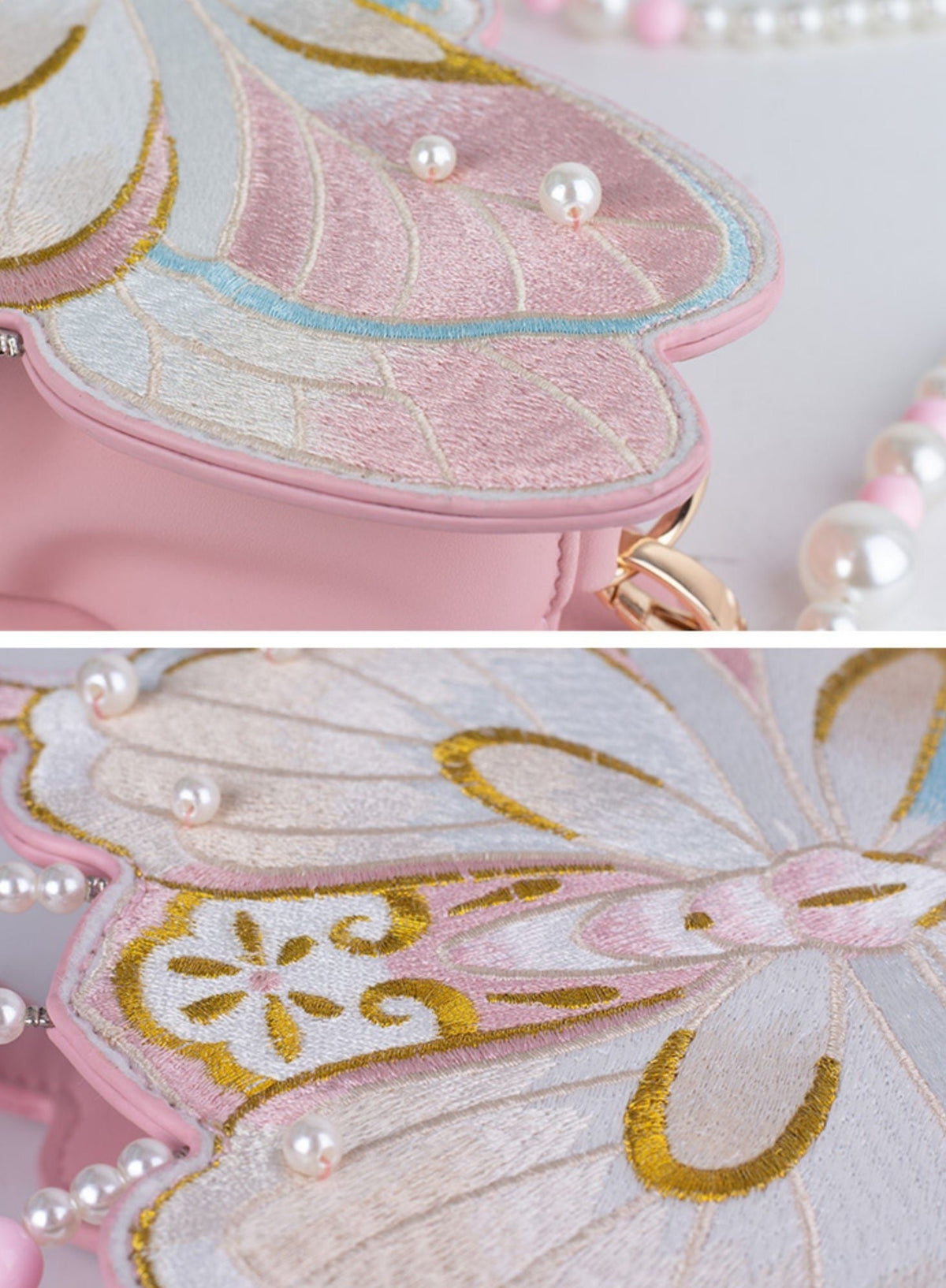 Embroidered Butterfly Tassel Bag product view 5