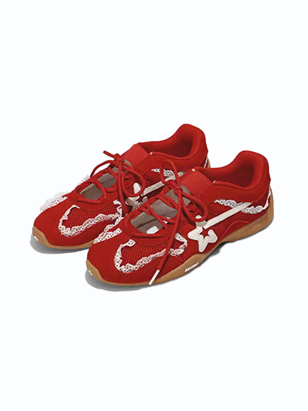 Pearl-Lace Ballet Runner Sneakers - View 3
