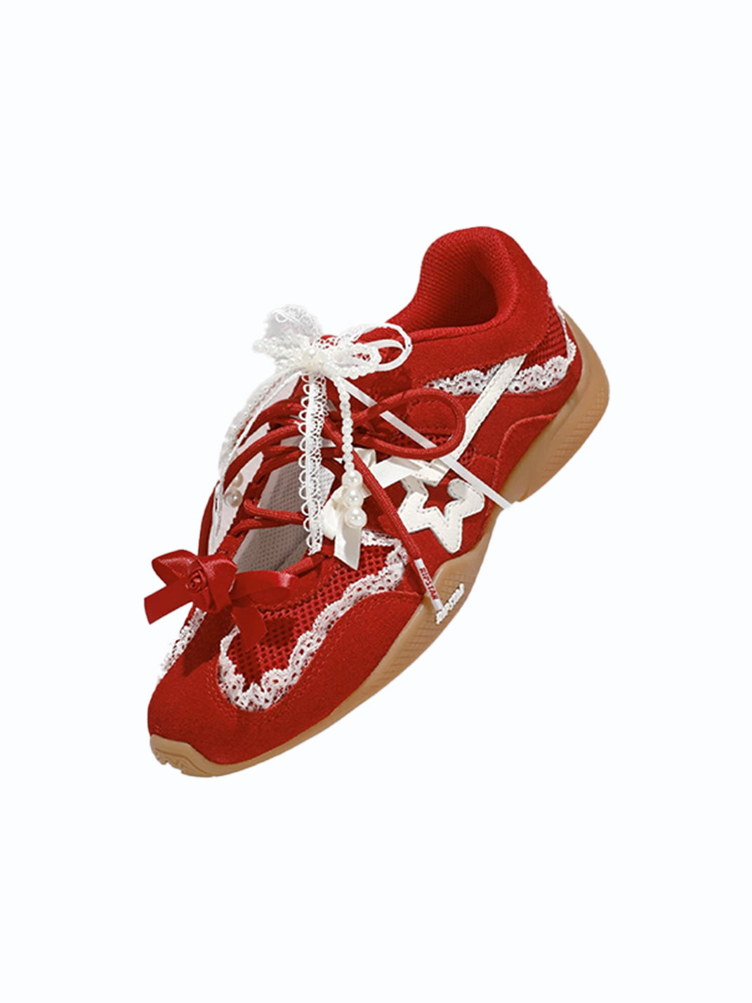 Pearl-Lace Ballet Runner Sneakers - View 4