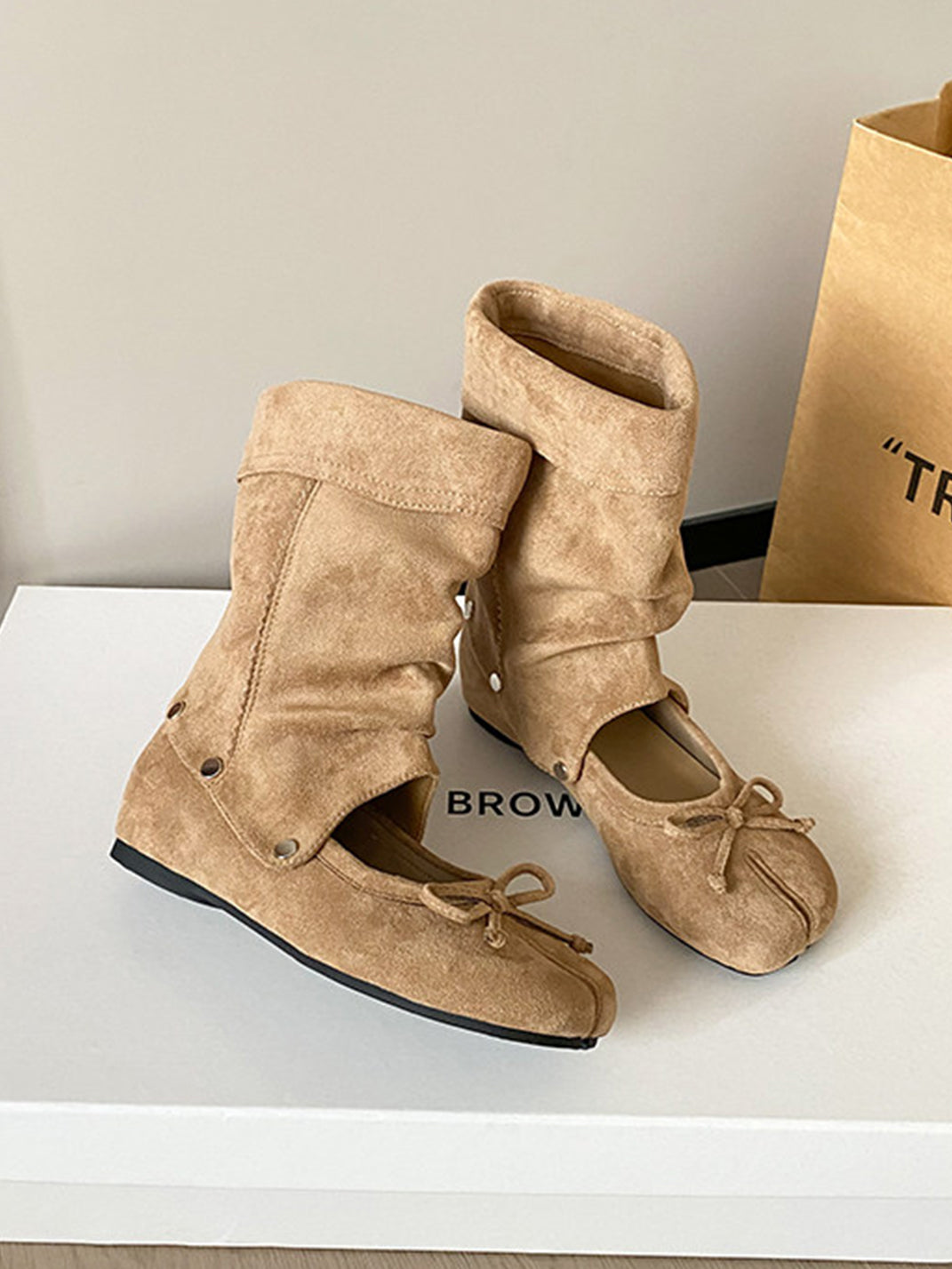 Detachable Tabi Ballet Sandal Boots - View 13