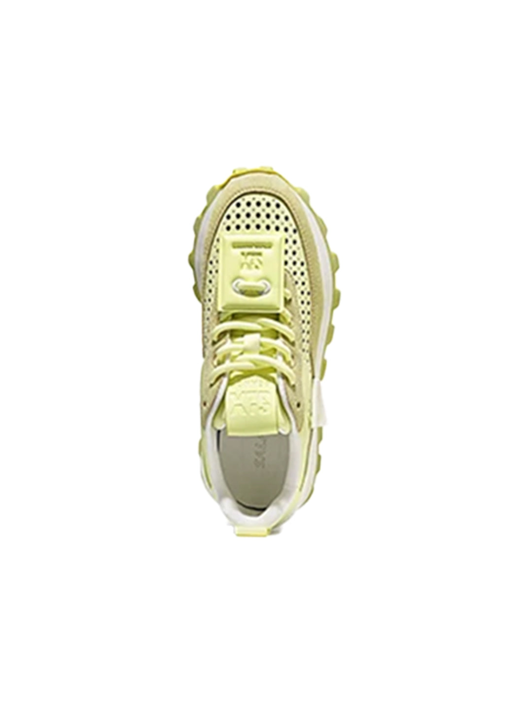 Perforated Leather Platform Casual Shoes - View 16