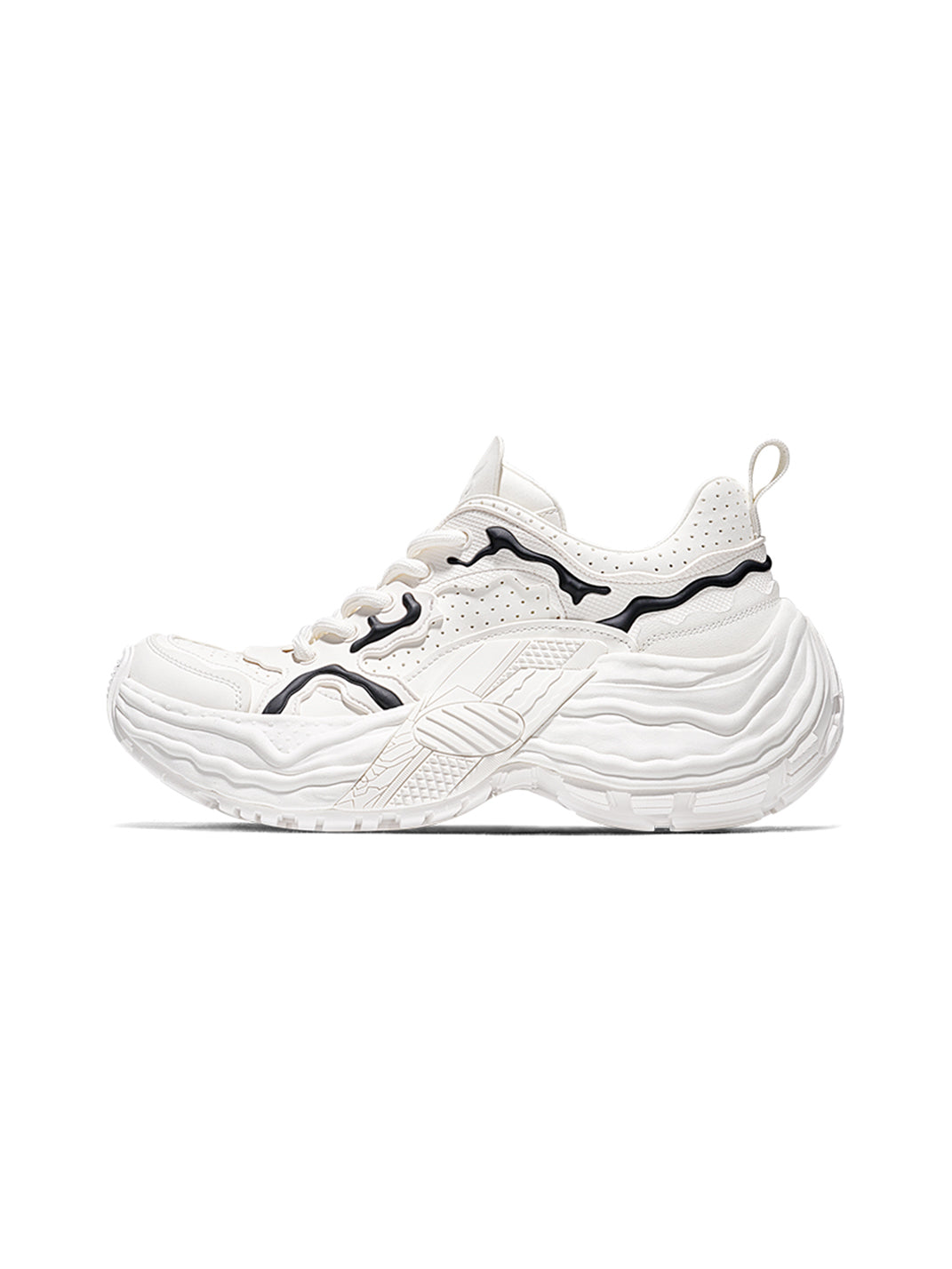 Flux Form Sculpted Leather Sneakers