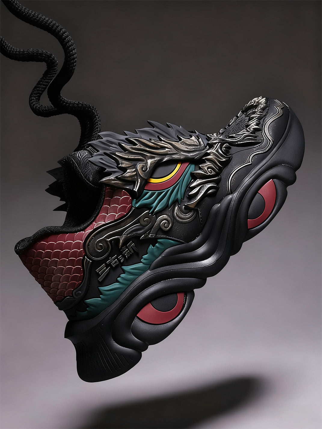 Dragon Crest Chunky Runner Sneakers - View 3