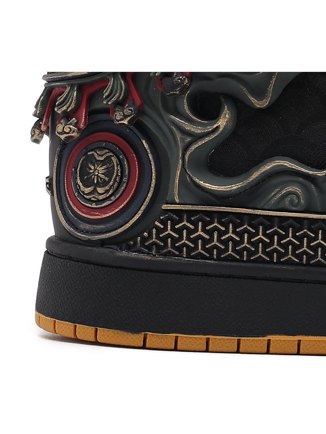 Gilded Mythic Armor High-Top Sneakers - View 12