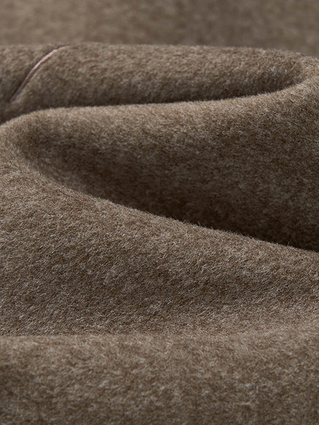 Detachable Faux-Fur Collar Double-Zip Coat - View 24