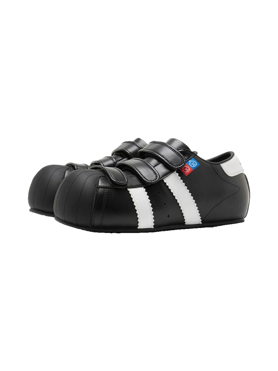 Shell-Toe Strap Sneakers With Hidden Lift - view 11