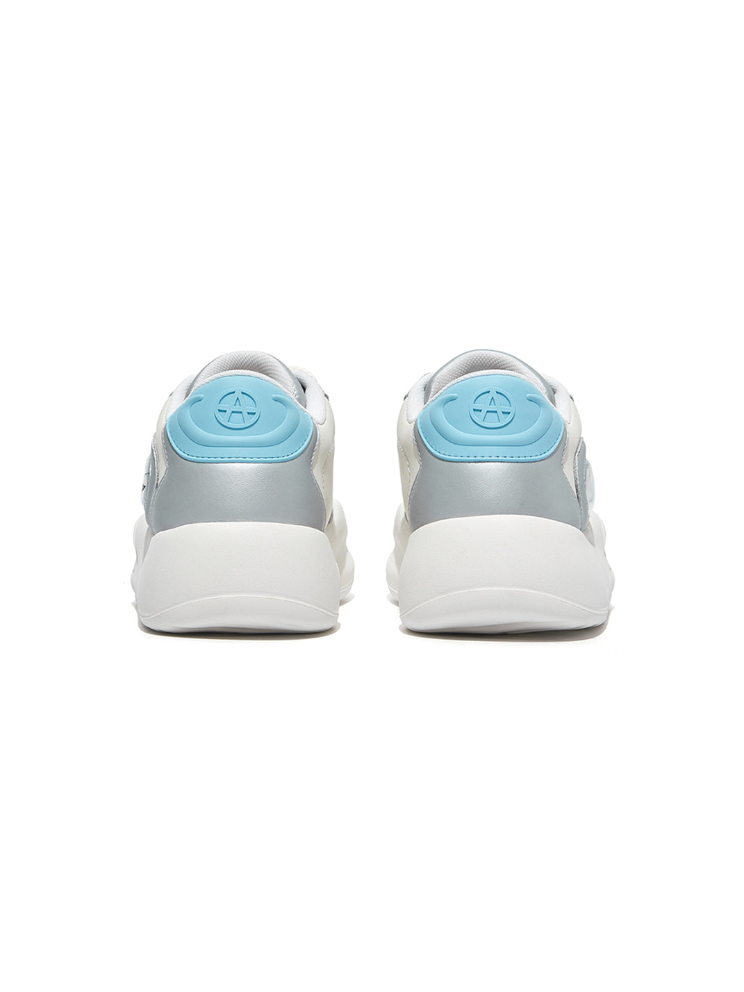Silver Metallic PU Platform Sneakers - View 11