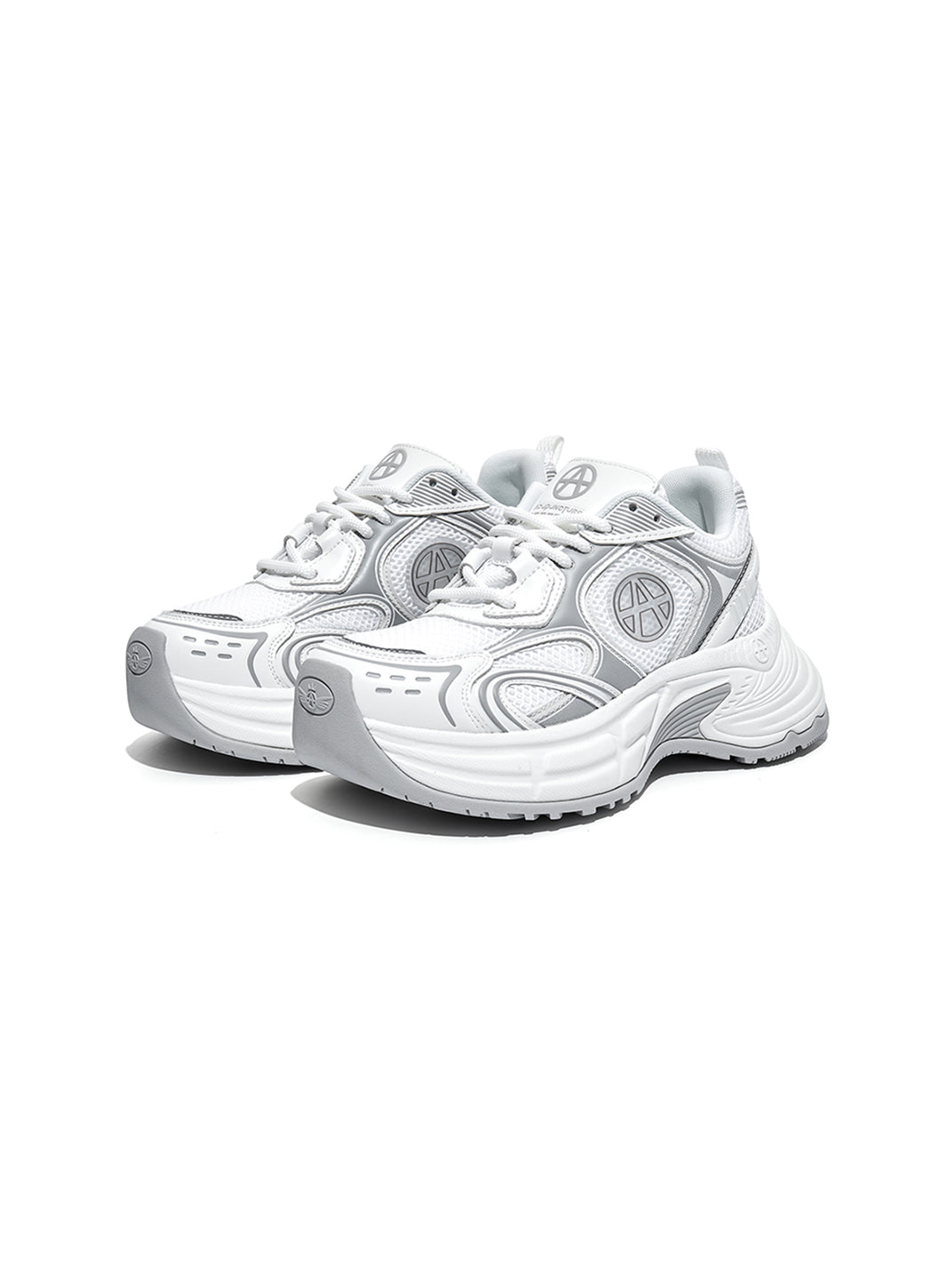 Silver Wave Chunky Dad Sneakers - View 19