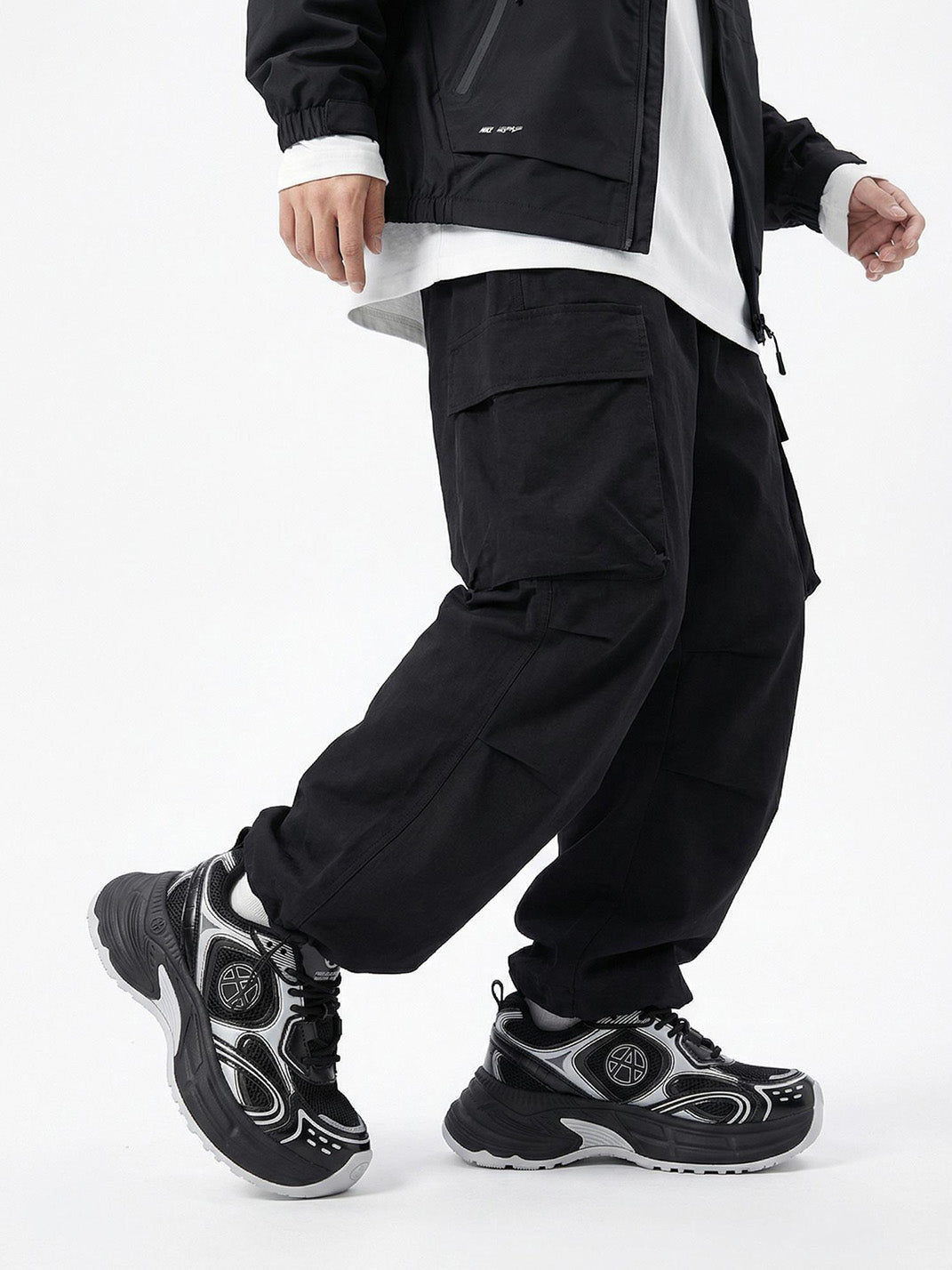Silver Wave Chunky Dad Sneakers - View 27