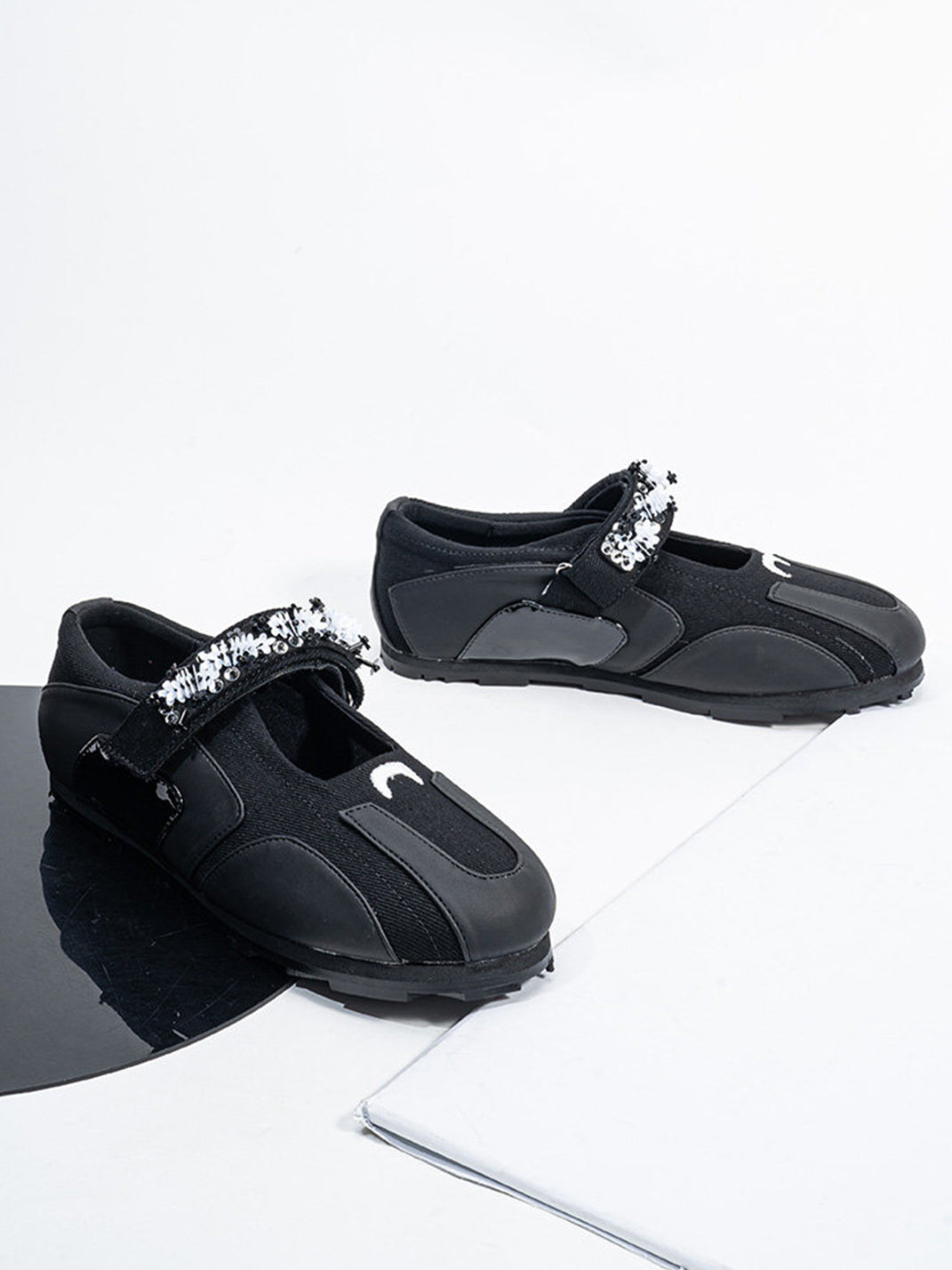 Beaded-Strap Sport Ballet Mary Janes - View 16