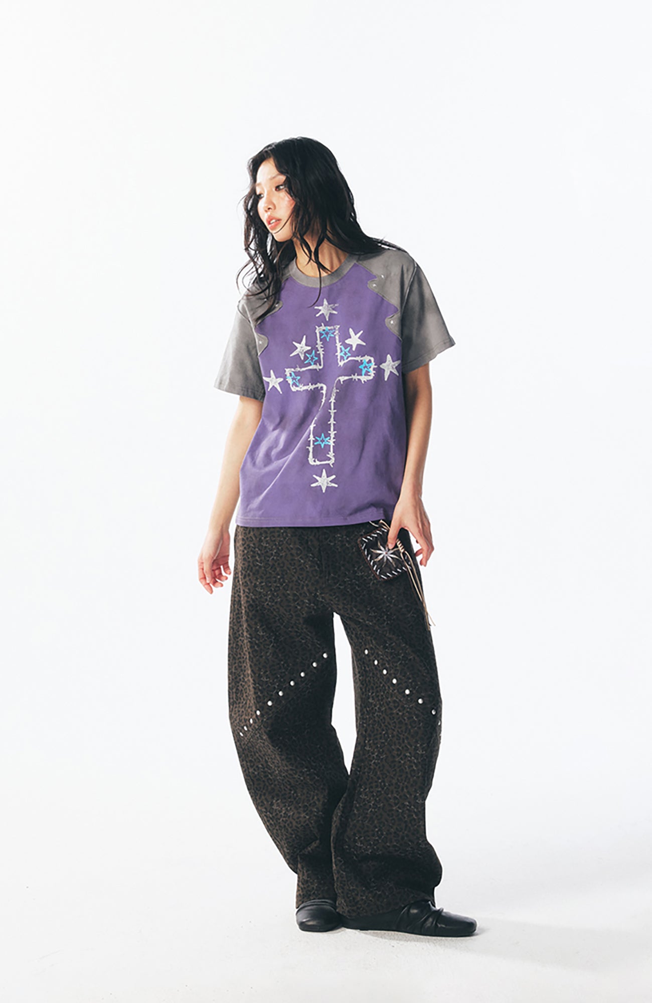 Star Cross Graphic Washed Tee
