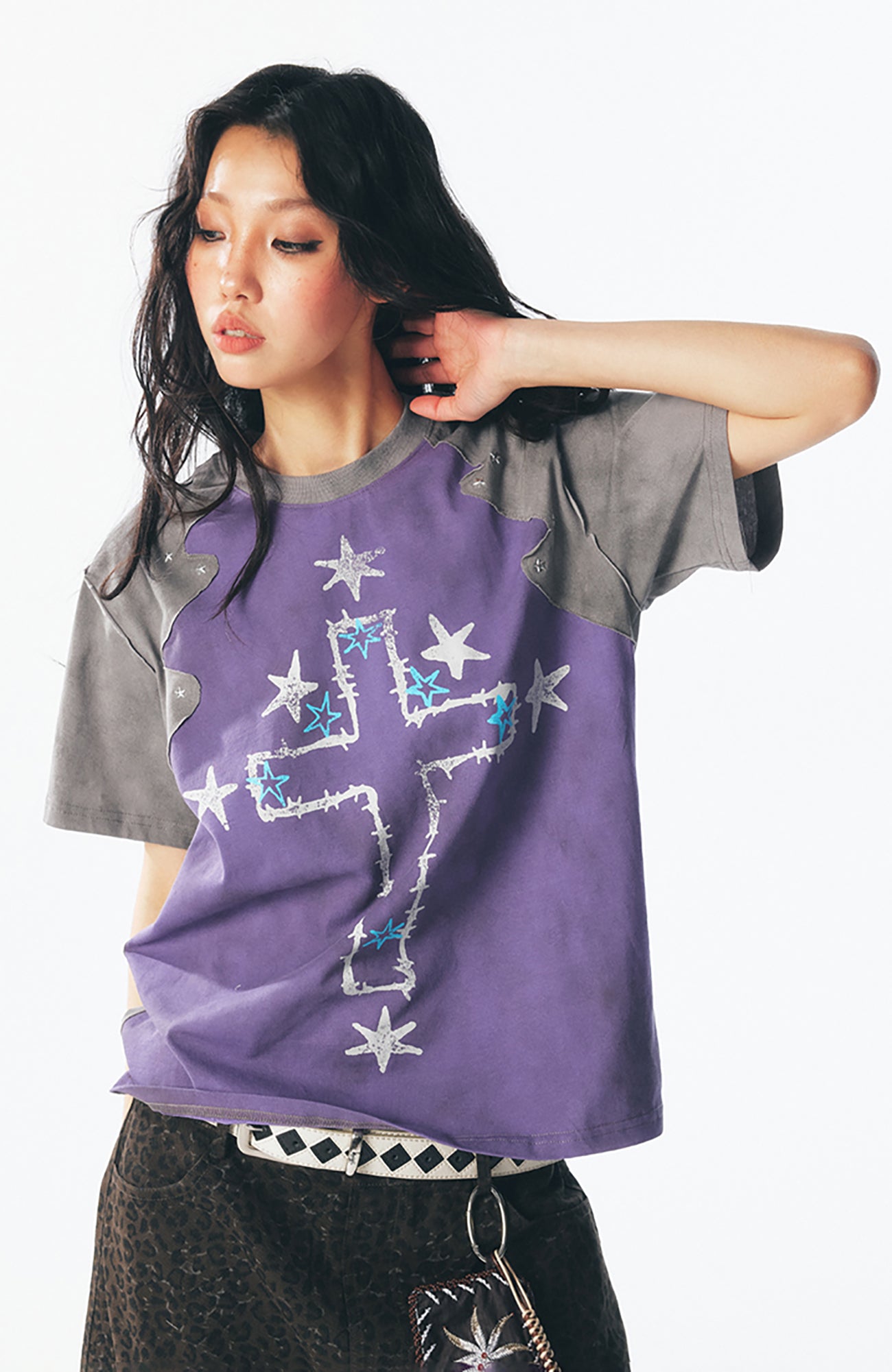 Star Cross Graphic Washed Tee