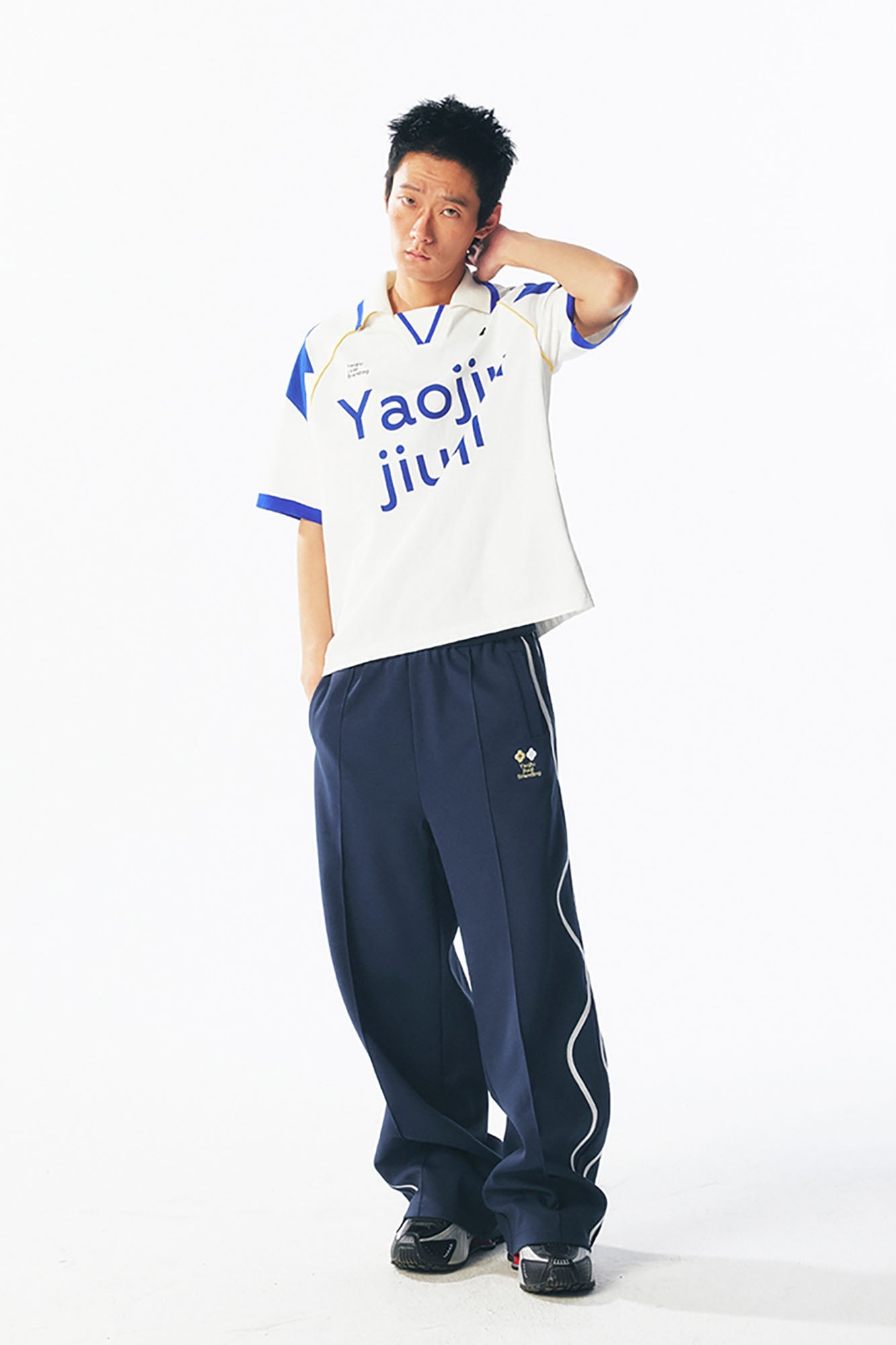 Athletic Contrast-Panel Jersey