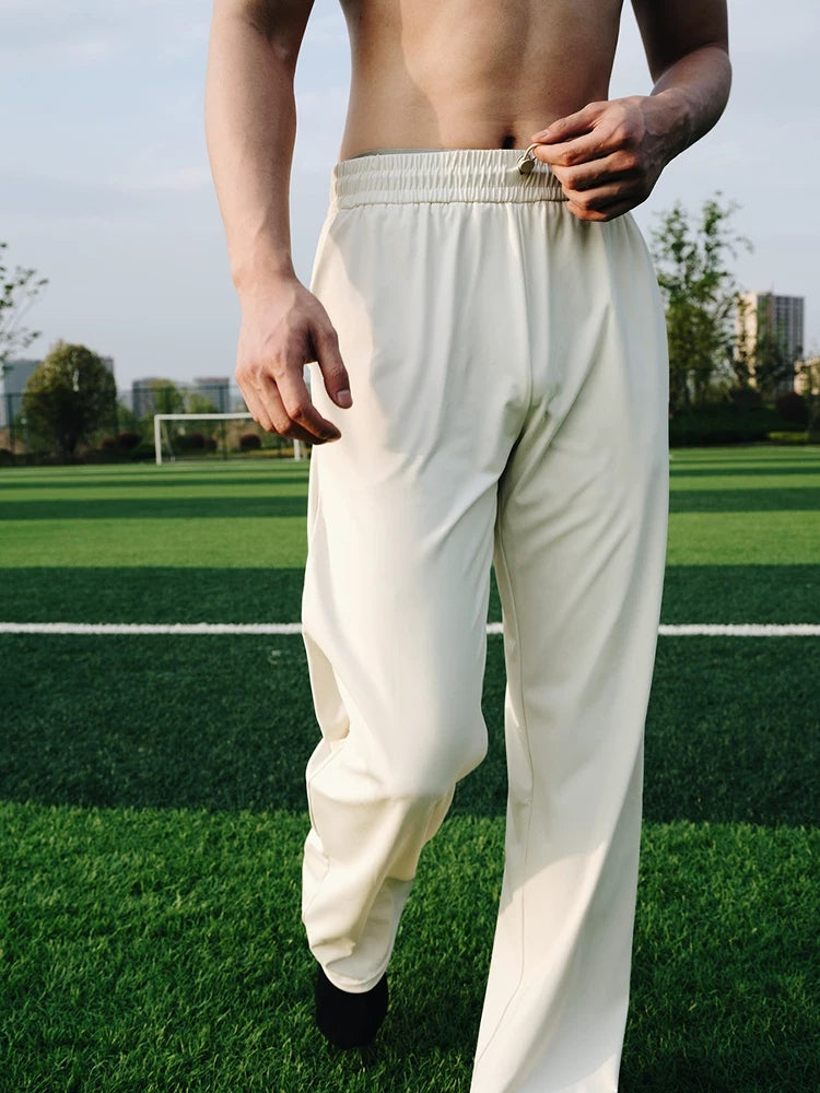 Lightweight Stretch Straight-Leg Trousers product view 1