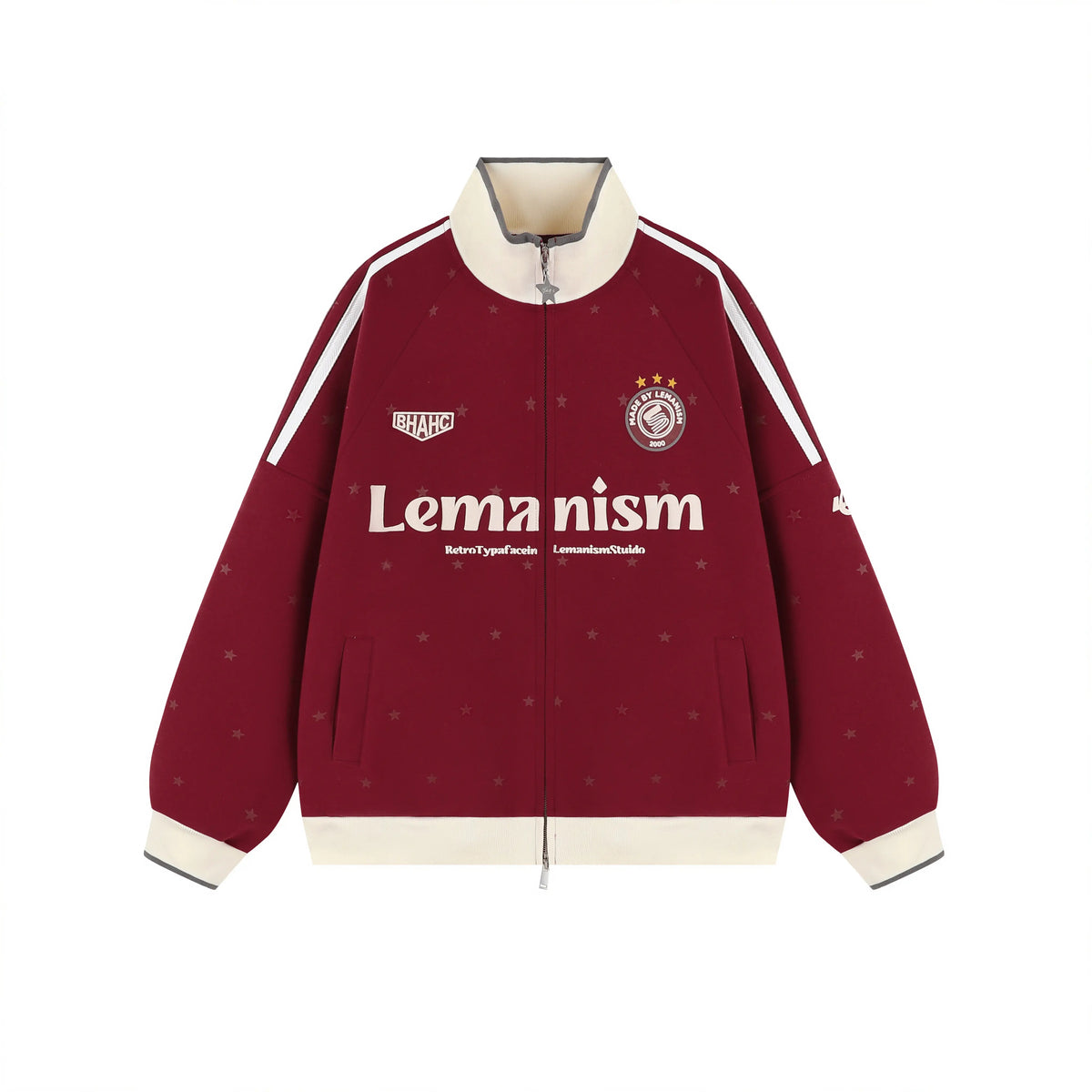 Star-Crest Striped Track Jacket product view 6