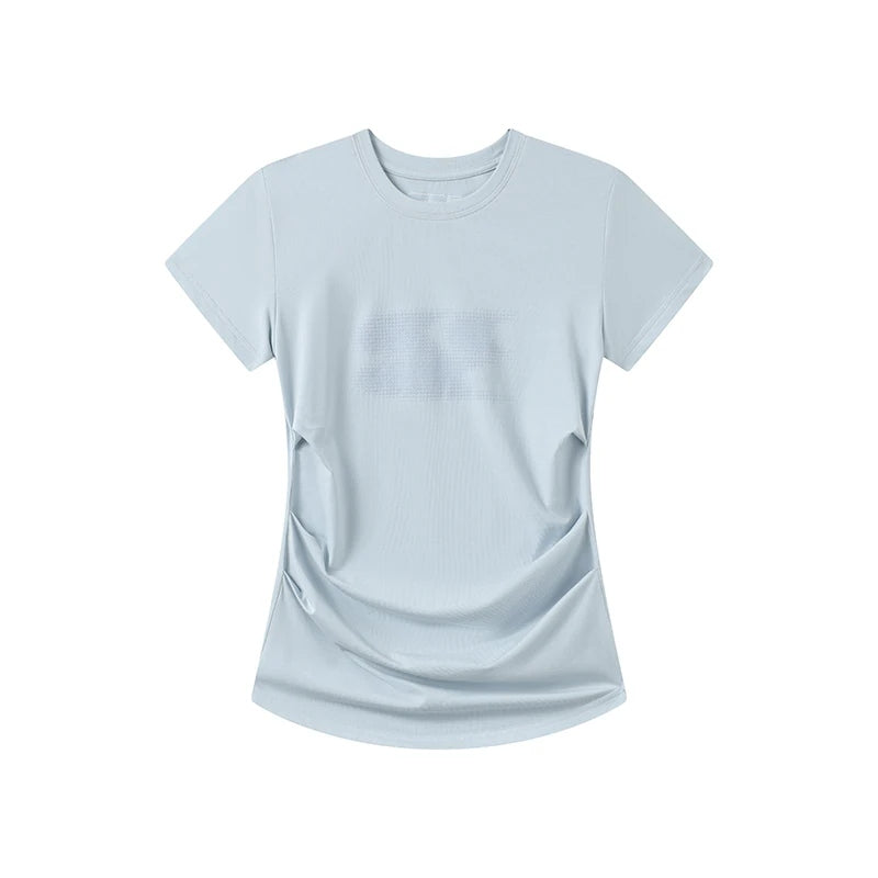 Ruched Waist Soft Stretch Tee product view 5